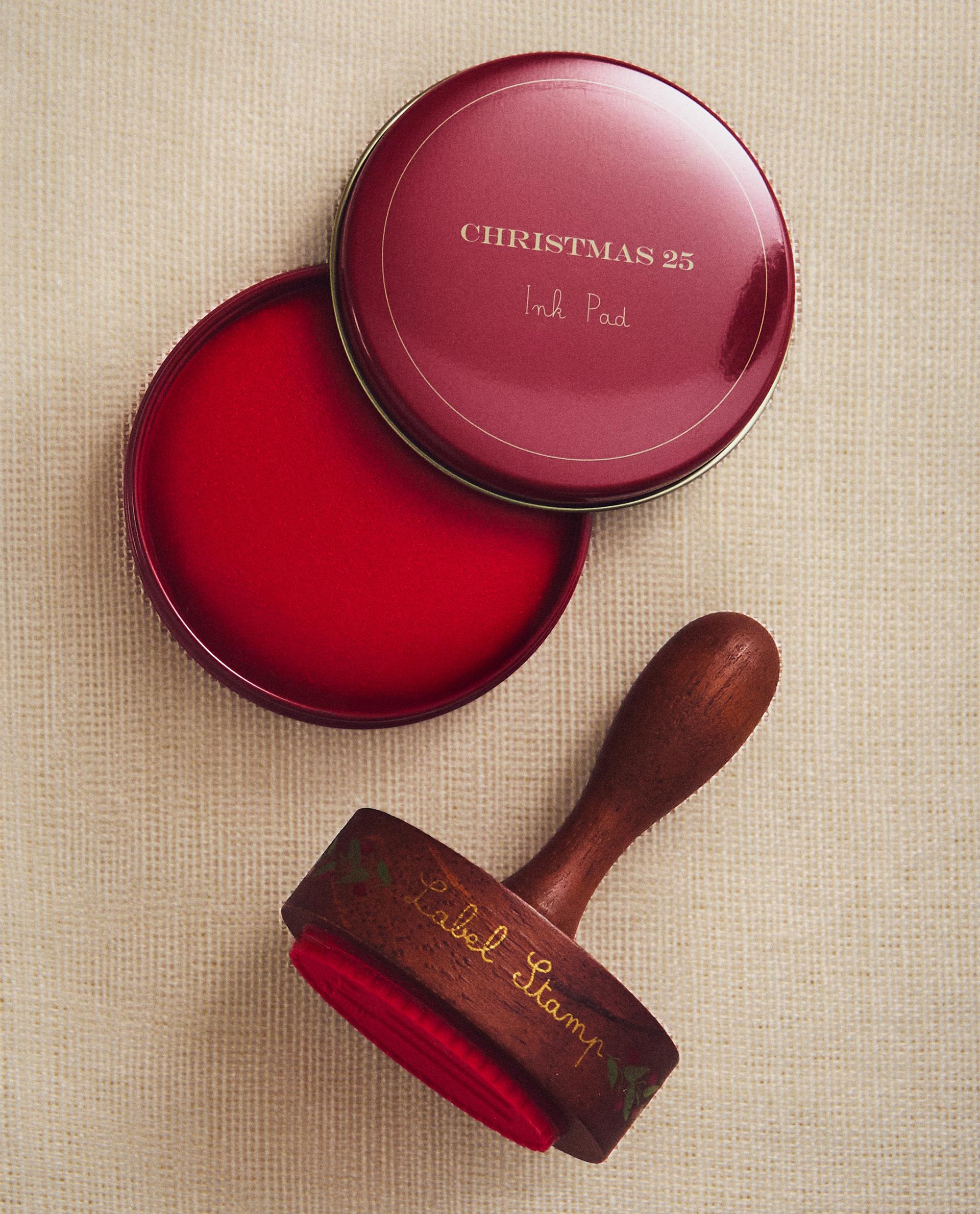 SET OF CHRISTMAS LABEL STAMPS | Zara Home United Kingdom