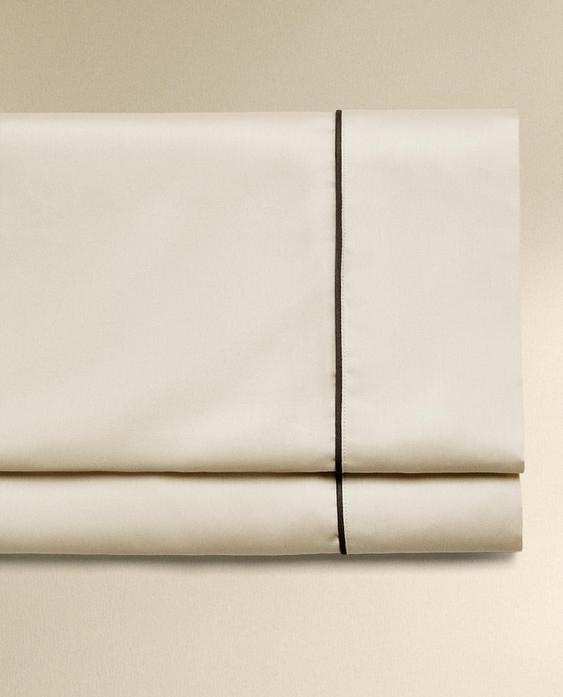 DRAP PLAT SATIN PASSEPOIL DRAP PLAT SATIN PASSEPOIL