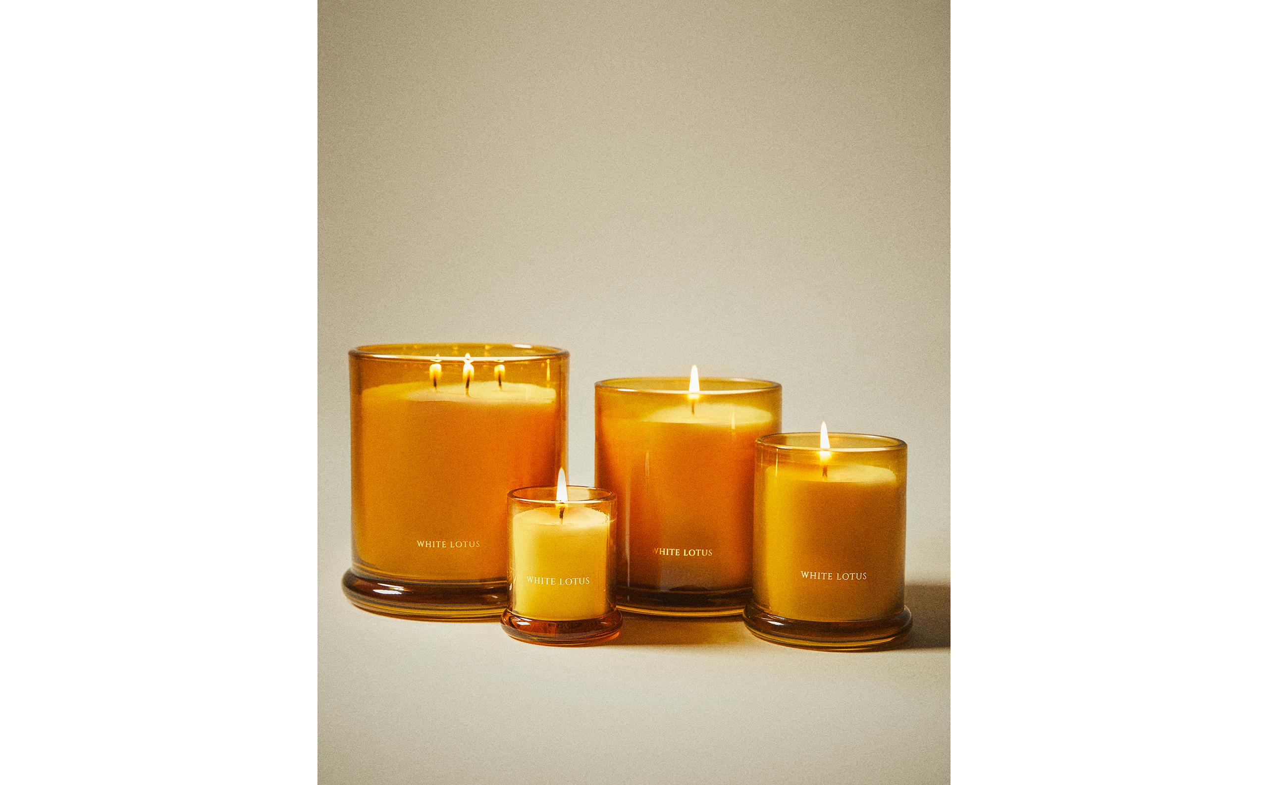 WHITE LOTUS SCENTED CANDLE