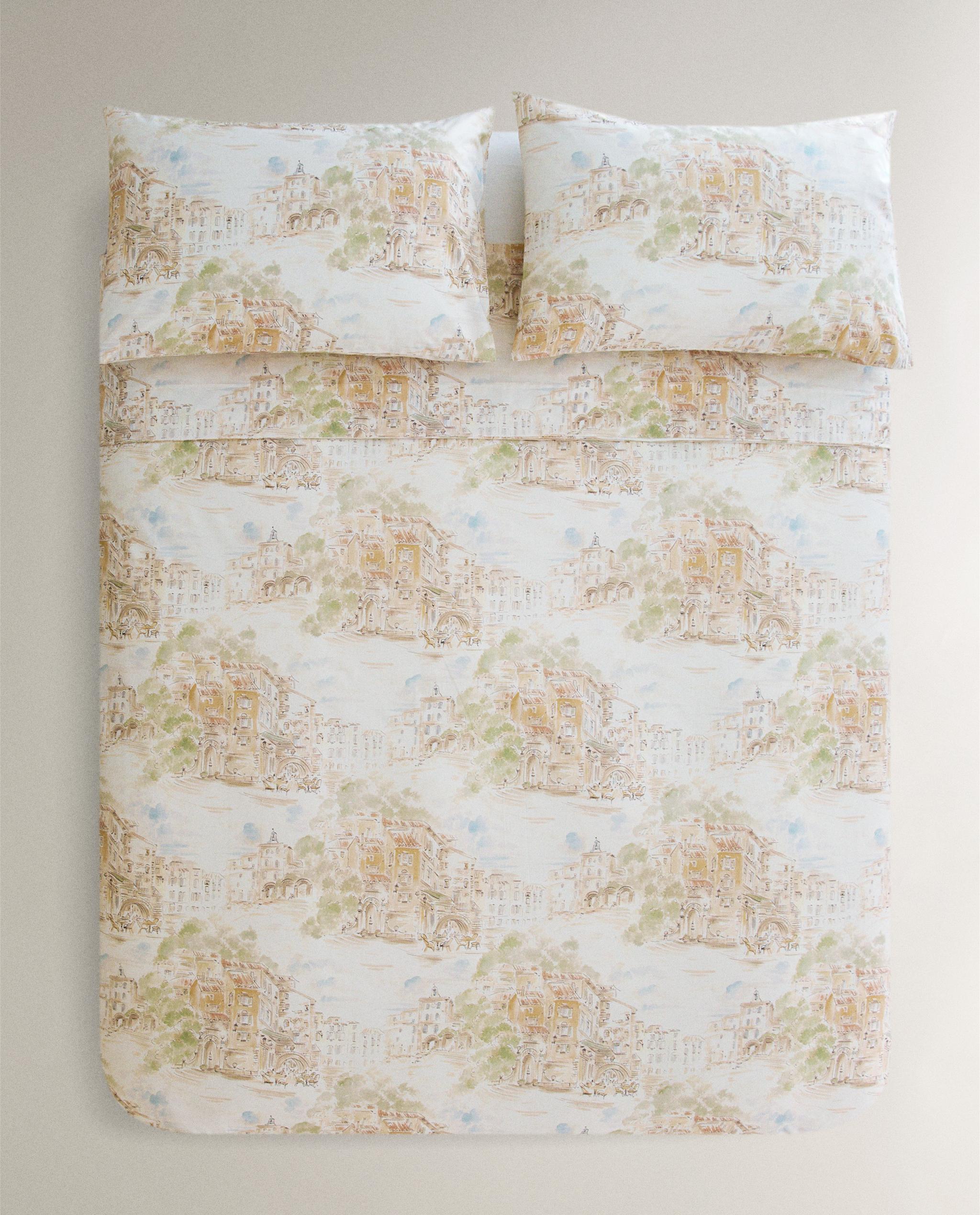 LANDSCAPE PRINT COTTON DUVET COVER product thumbnail 2