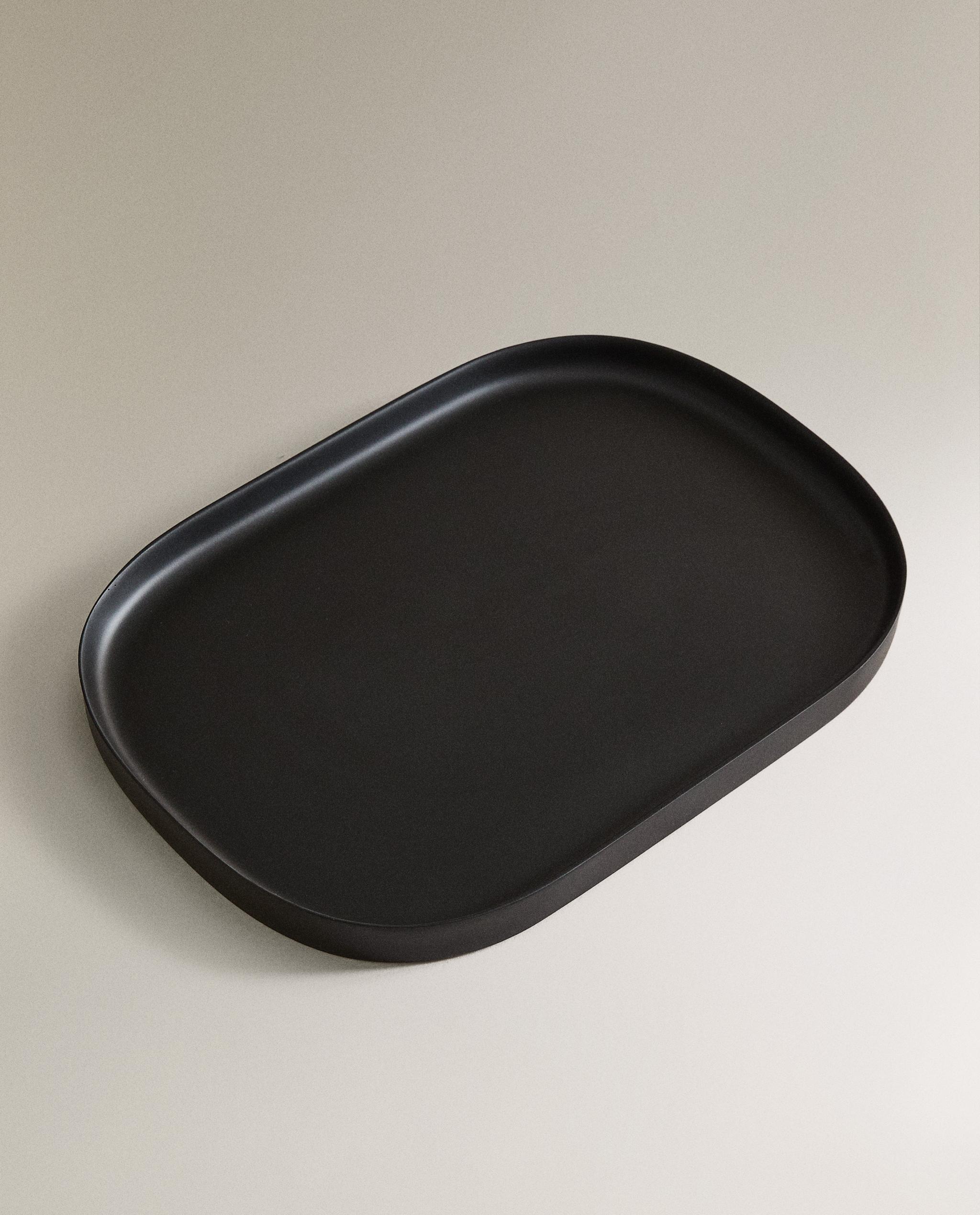 LARGE BLACK RESIN BATHROOM TRAY product thumbnail 7