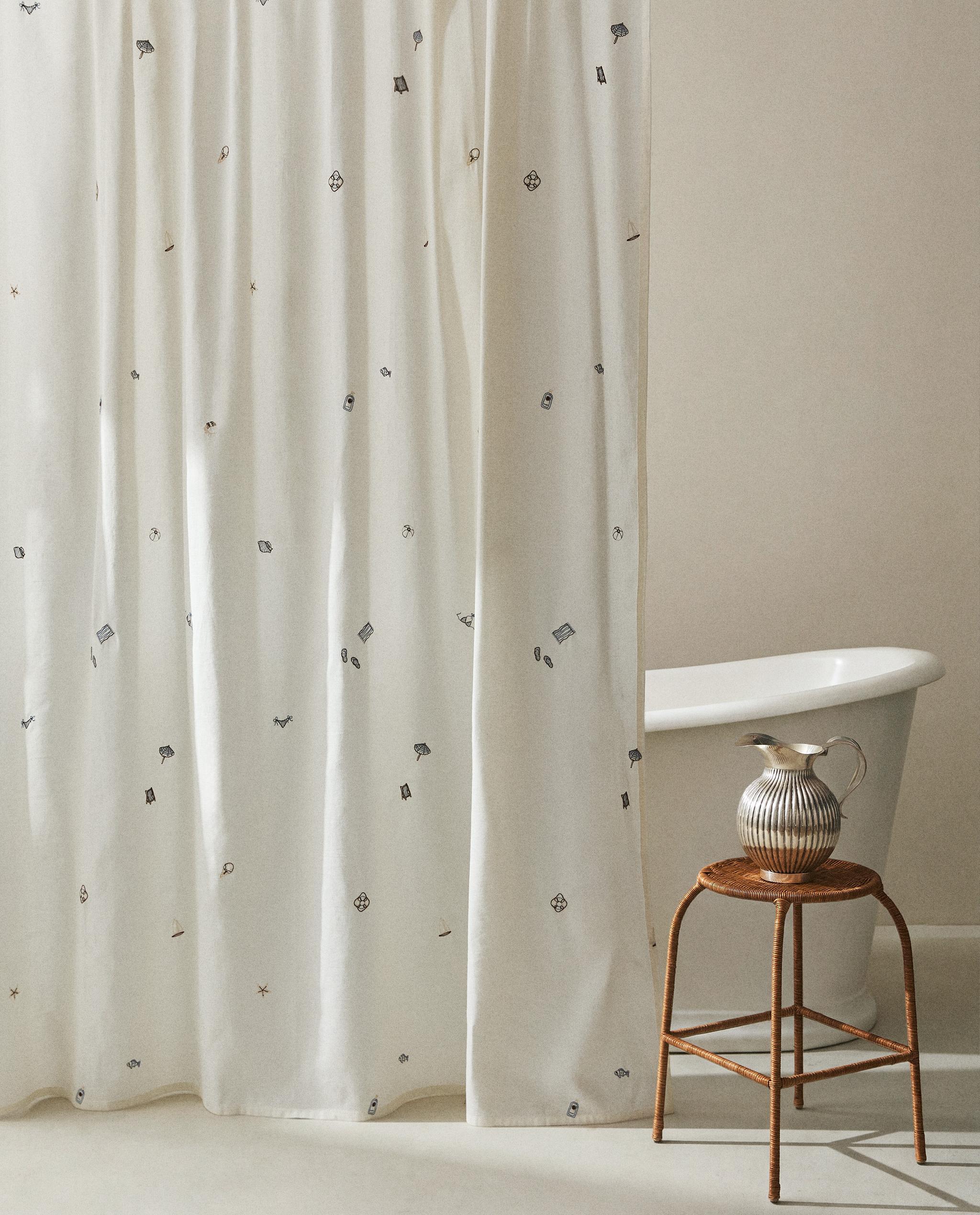 EMBROIDERED SHOWER CURTAIN product thumbnail 8