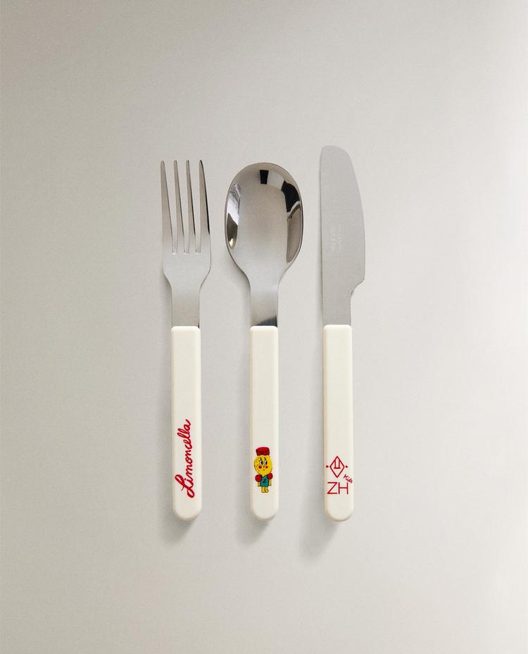 VAIKIŠKŲ STALO ĮRANKIŲ KOMPLEKTAS X THE ANIMALS OBSERVATORIJA