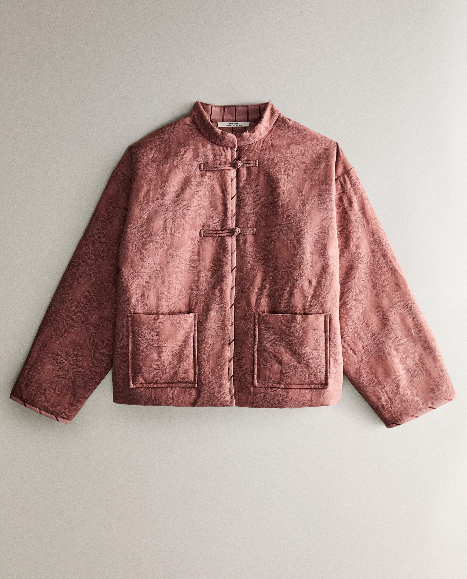 Long Zara Strickjacke Pink Knitwear Zara Strickjacke Lang Zara