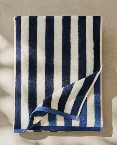 TOALHA DE PRAIA ÀS RISCAS REVERSÍVEL TOALHA DE PRAIA ÀS RISCAS REVERSÍVEL