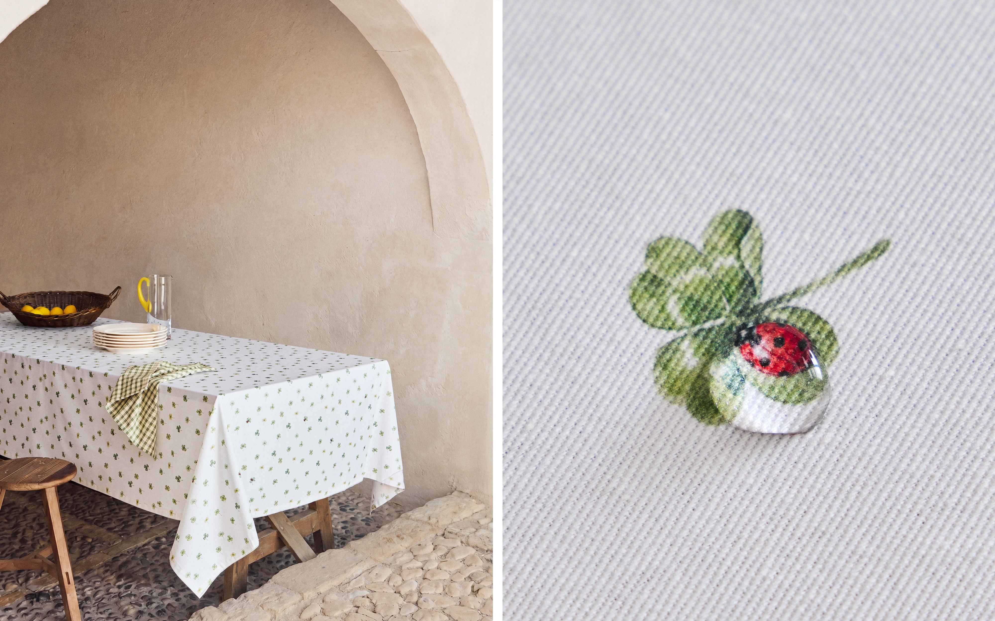 RESIN-COATED CLOVER TABLECLOTH product thumbnail 10