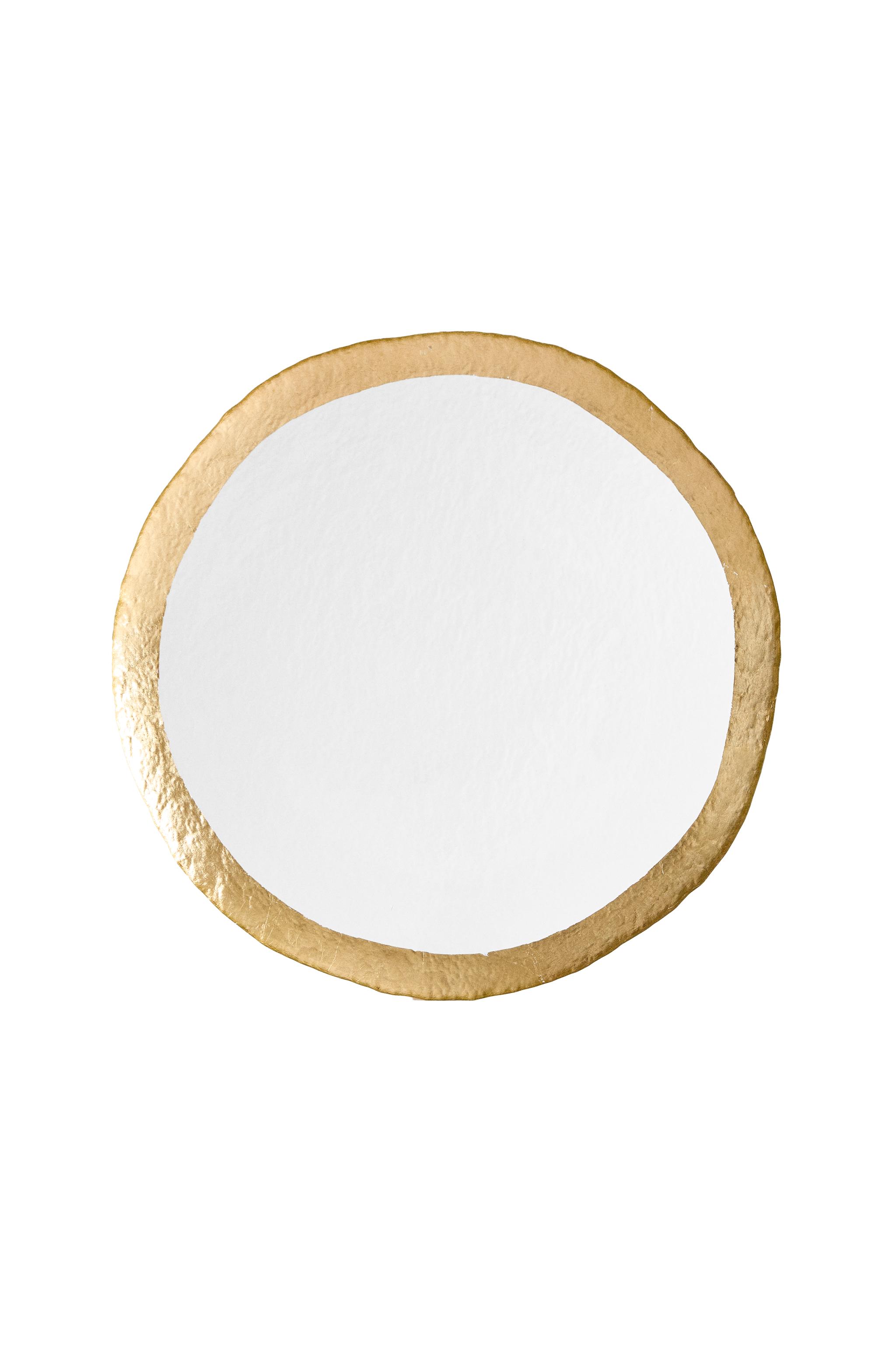 GLASS SERVICE PLATE WITH RIM product thumbnail 18