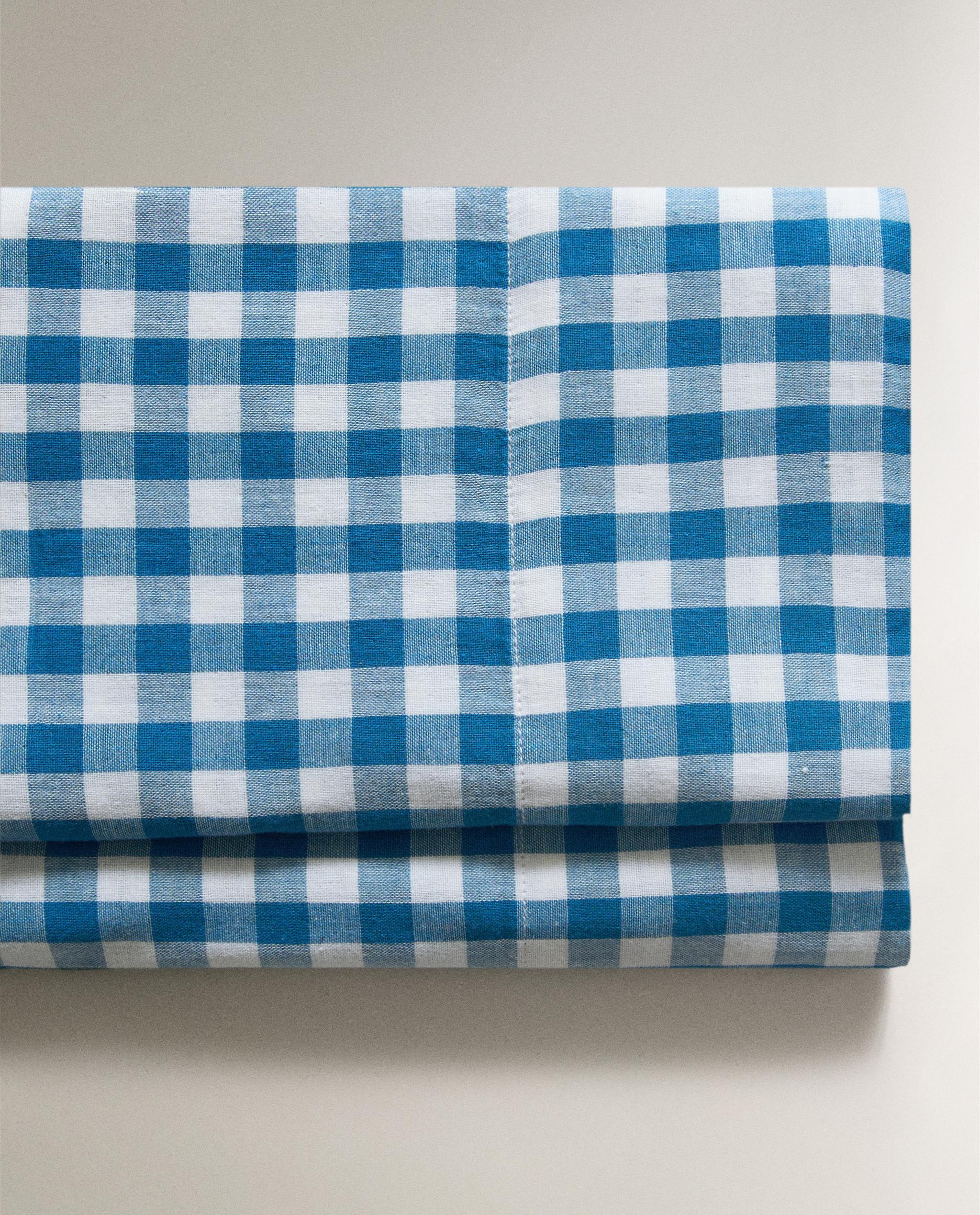 KIDS' CHECK MUSLIN FLAT SHEET product thumbnail 6