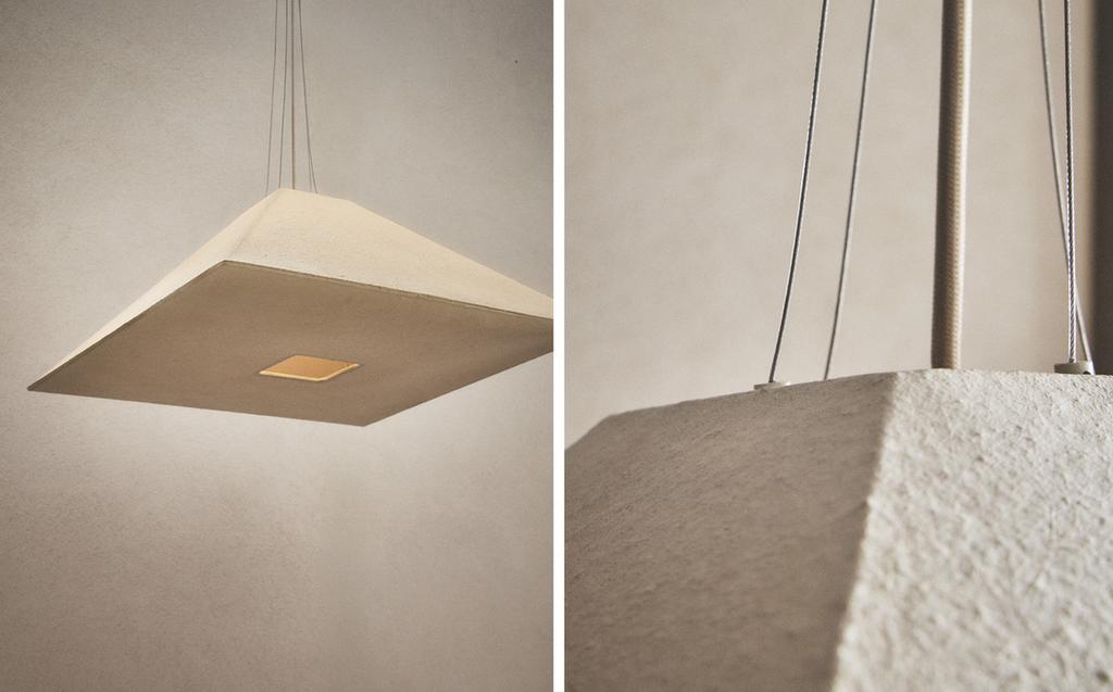 LÁMPARA TECHO PAPEL GEOMÉTRICA