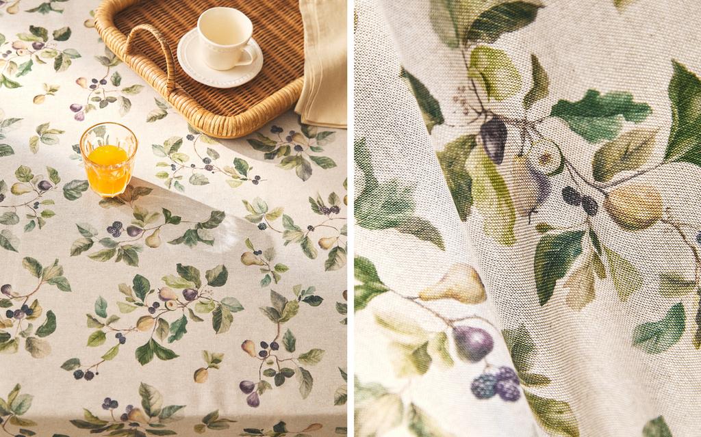 TISCHDECKE MIT FRUCHT-PRINT