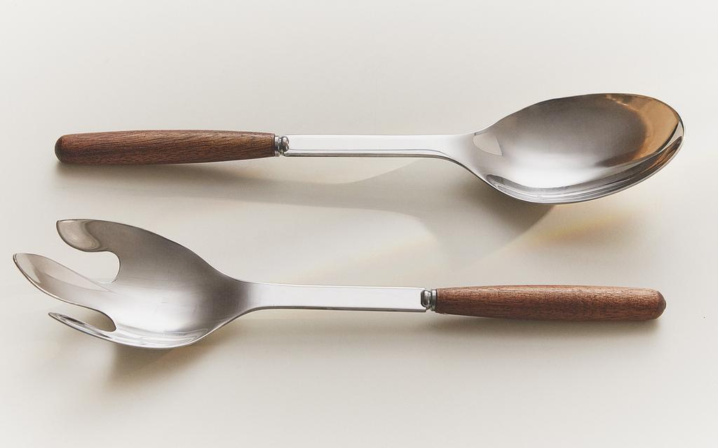 WOODEN SALAD CUTLERY SET (SET OF 2)