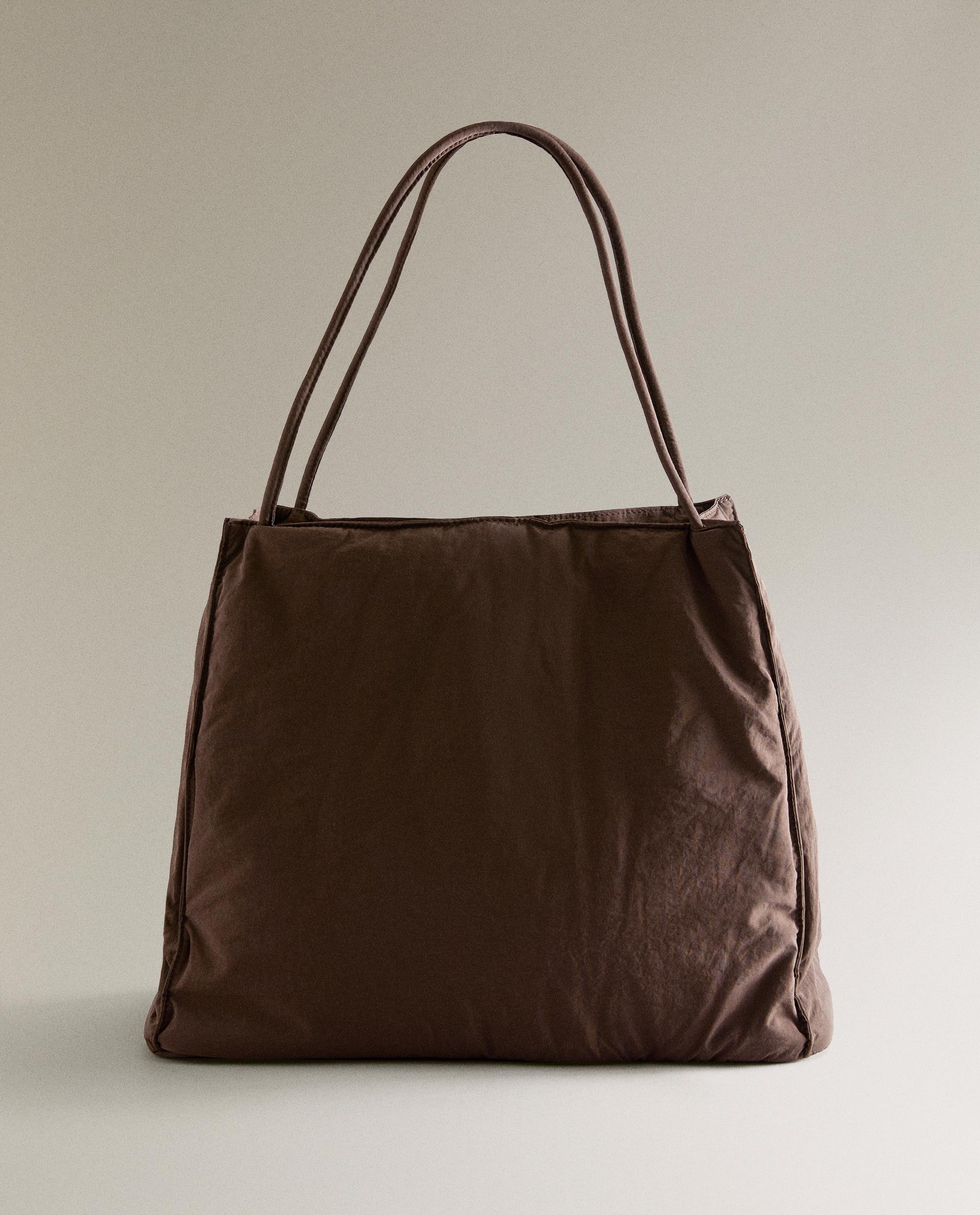 ZARA HOME レザーバッグ LEATHER TOTE BAG | Zara Home United States of America