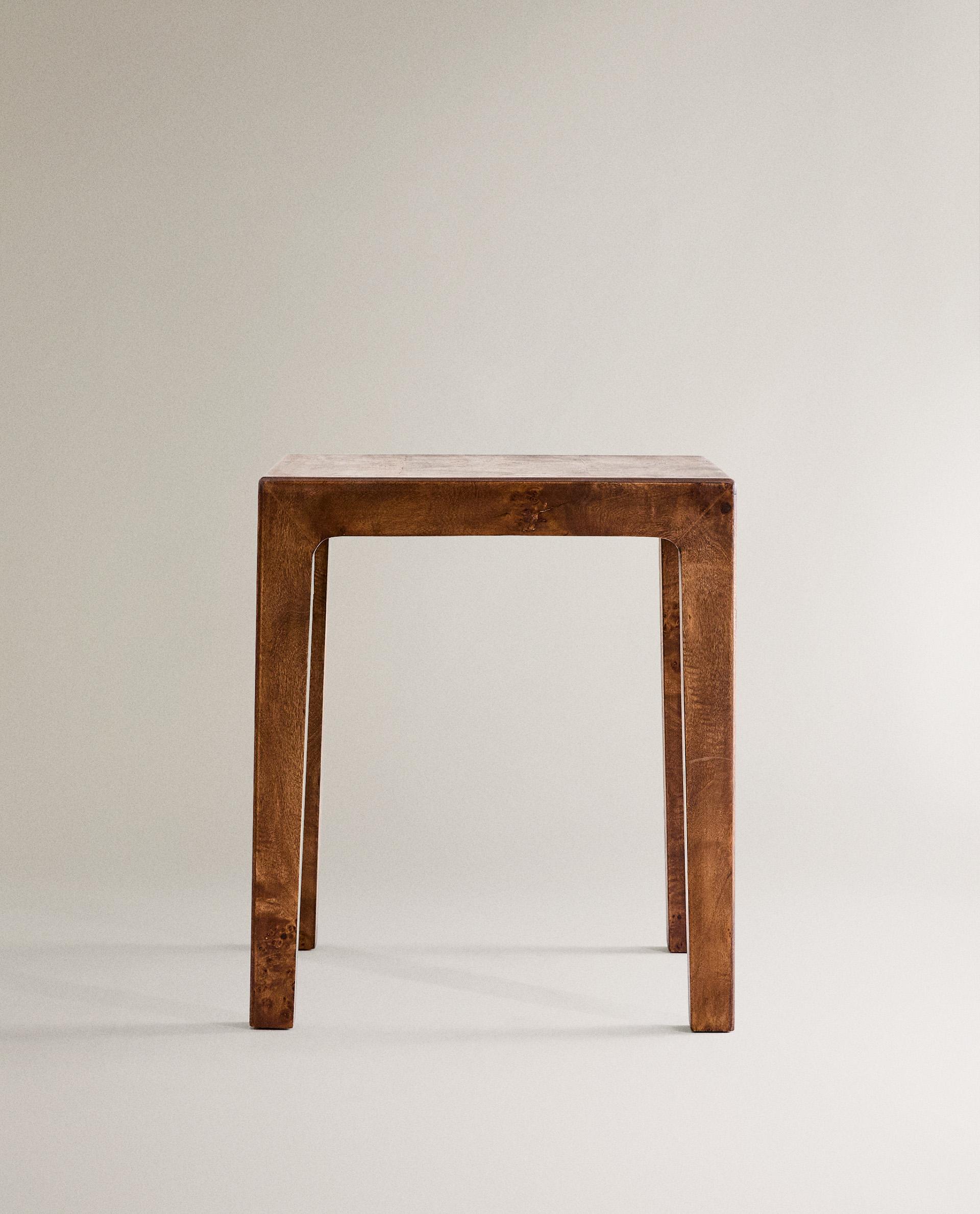 DARK WOODEN SIDE TABLE | Zara Home United States of America