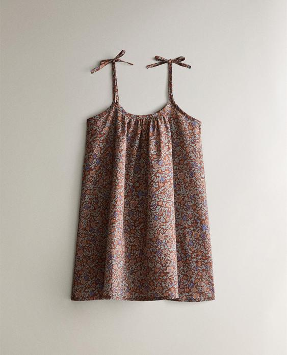 KIDS' FLORAL BEACH DRESS