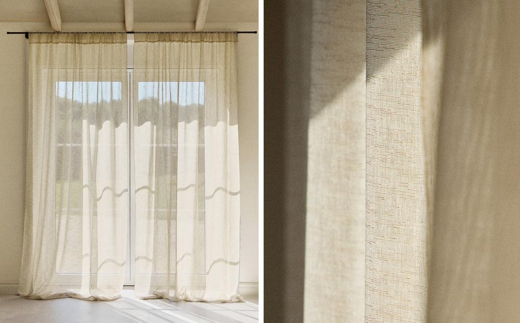 LOW OPACITY FINE CURTAIN