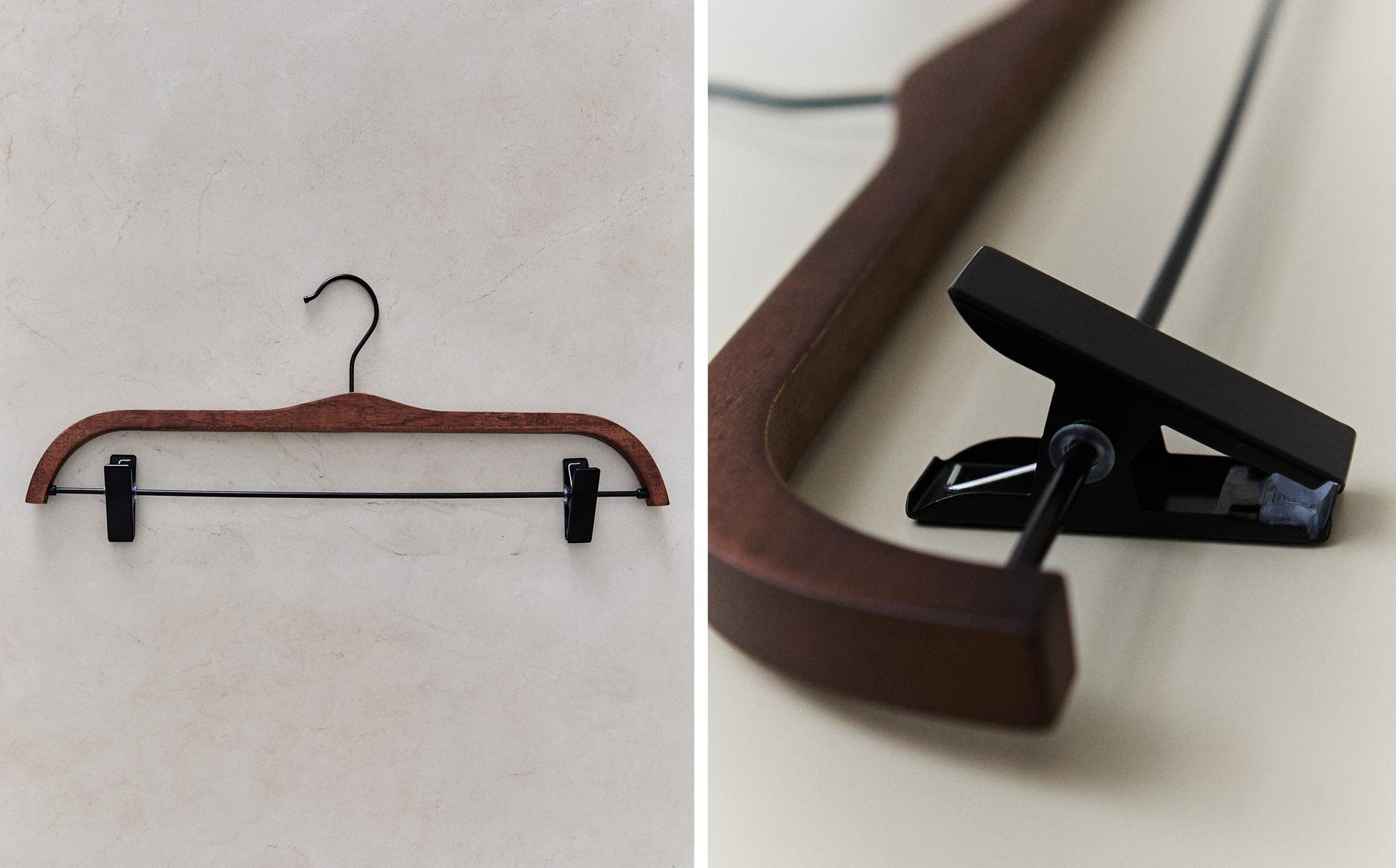 PACK OF WOODEN FINISH SHIRT HANGERS (PACK OF 2) PACK OF WOODEN FINISH SHIRT HANGERS (PACK OF 2)