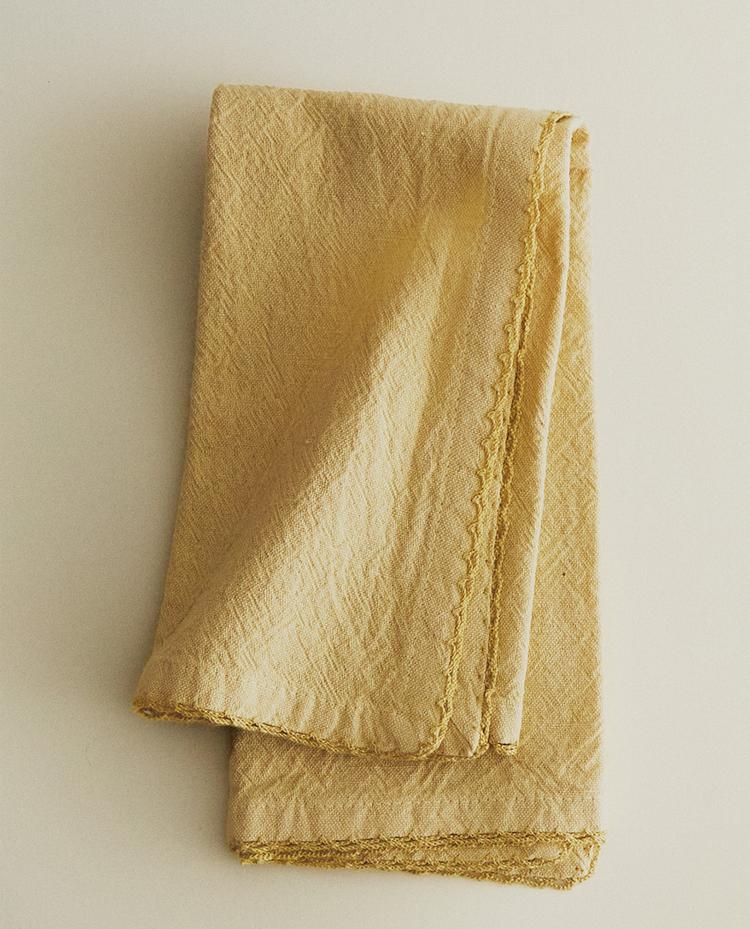 PACK SERVILLETAS HILO TINTADO LISAS (PACK DE 2)