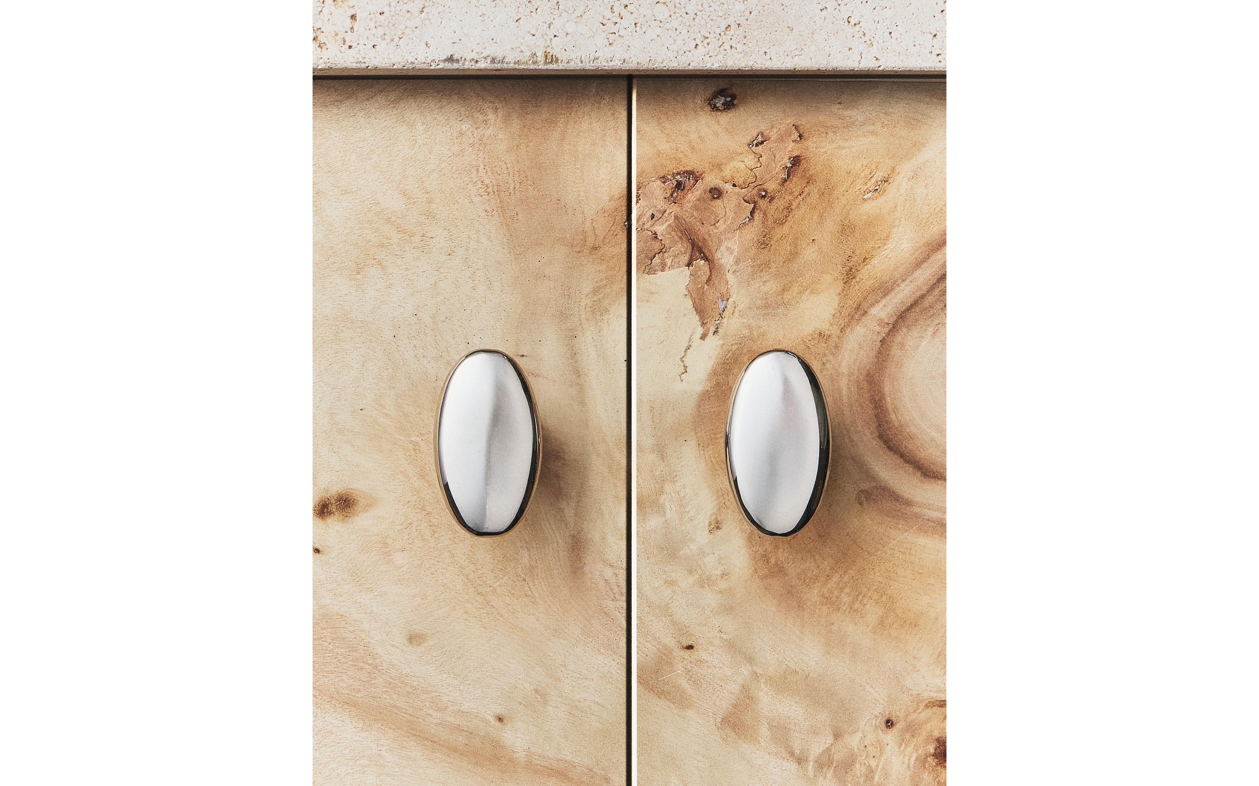 PACK OF OVAL METAL DOOR KNOBS (PACK OF 2) product thumbnail 8