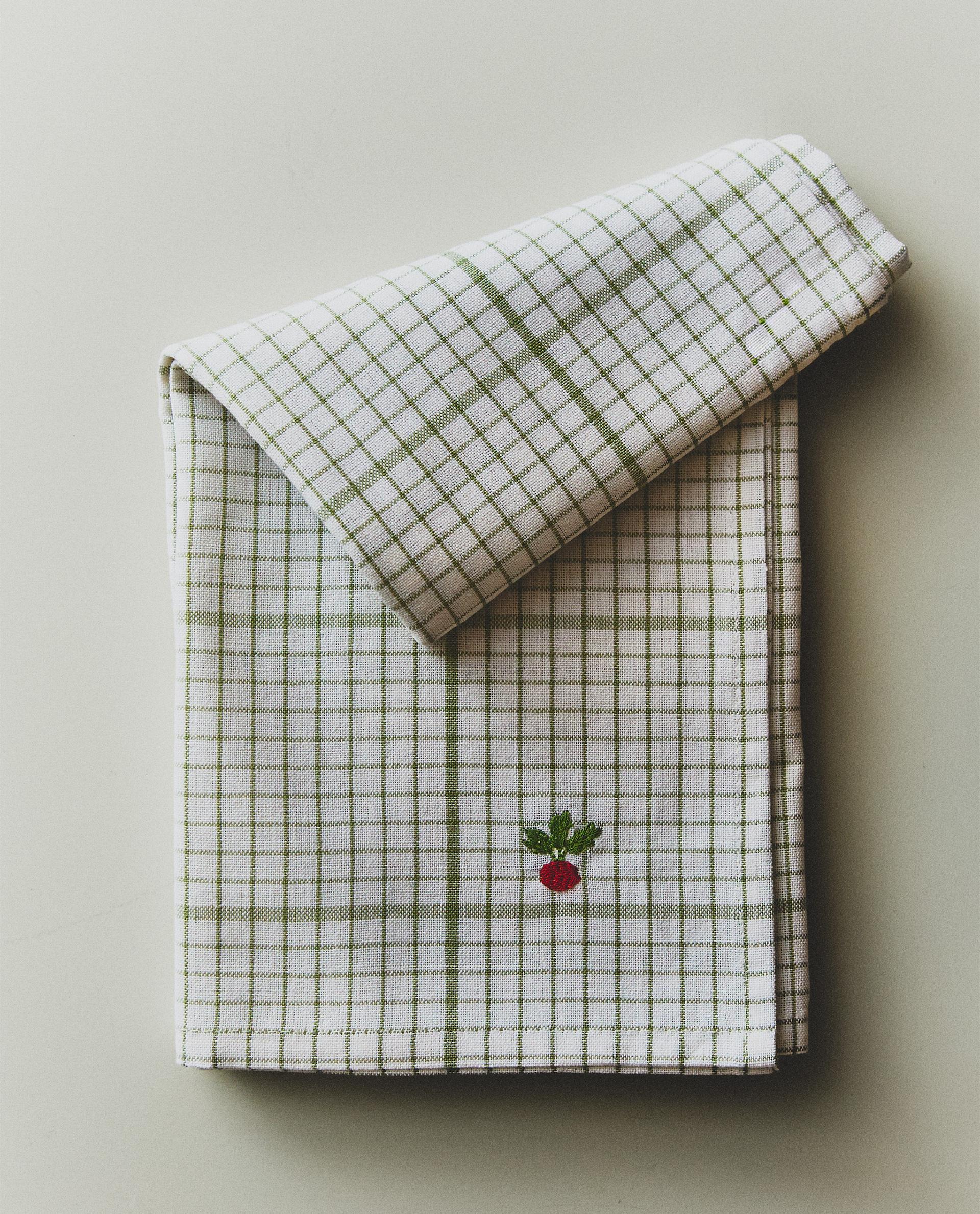 TORCHON RAYÉ (LOT DE 2) TORCHON RAYÉ (LOT DE 2)