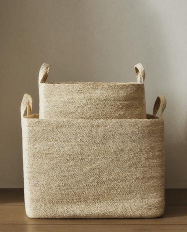 RECTANGULAR SEAGRASS BASKET