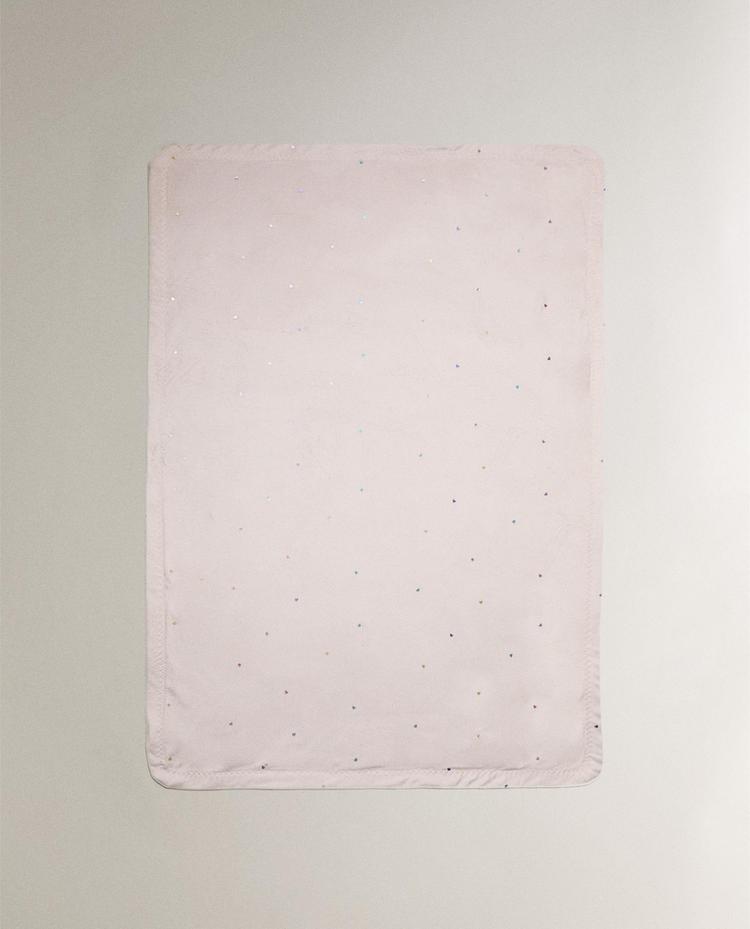 KINDERDECKE MIT HERZCHEN-PRINT KINDERDECKE MIT HERZCHEN-PRINT