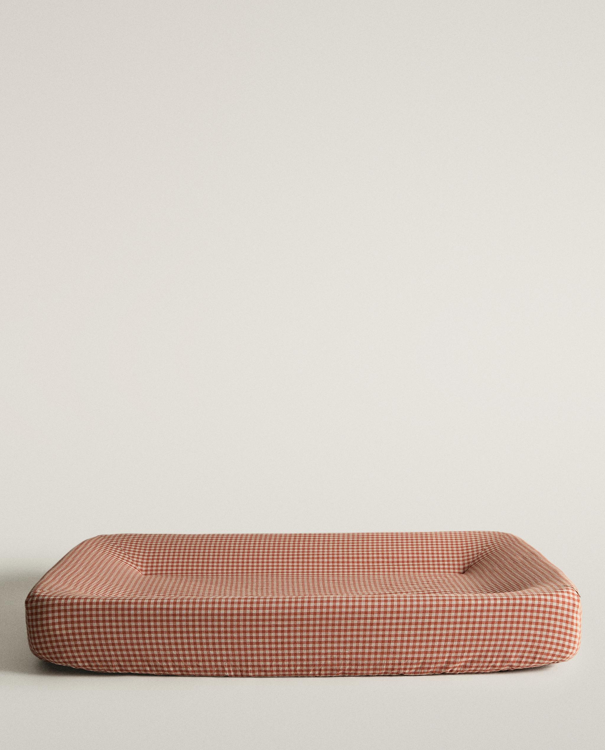 HOUSSE MATELAS À LANGER BÉBÉ COTON VICHY — Zara Home
