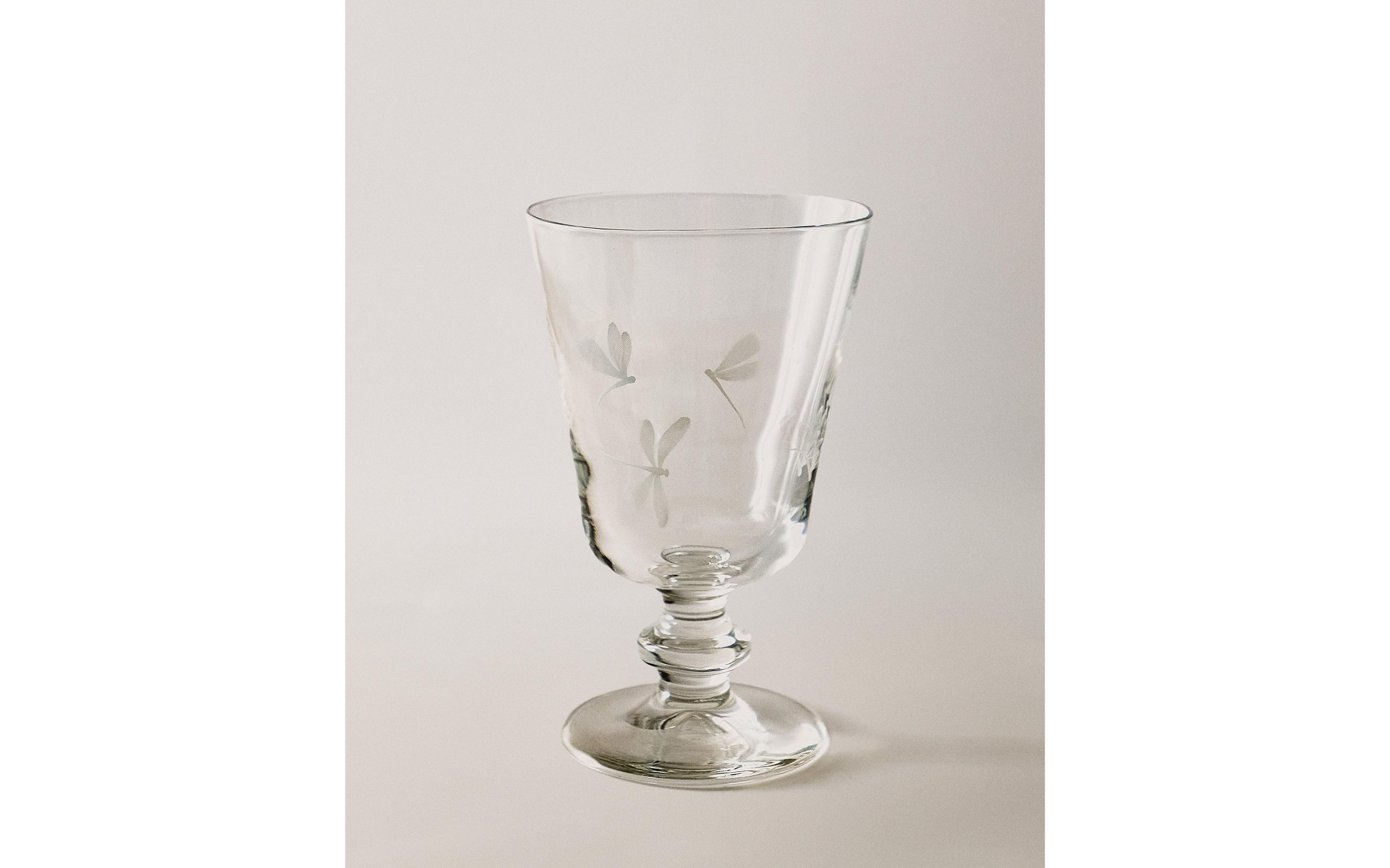 DRAGONFLY TRANSFER WINE GLASS product thumbnail 3