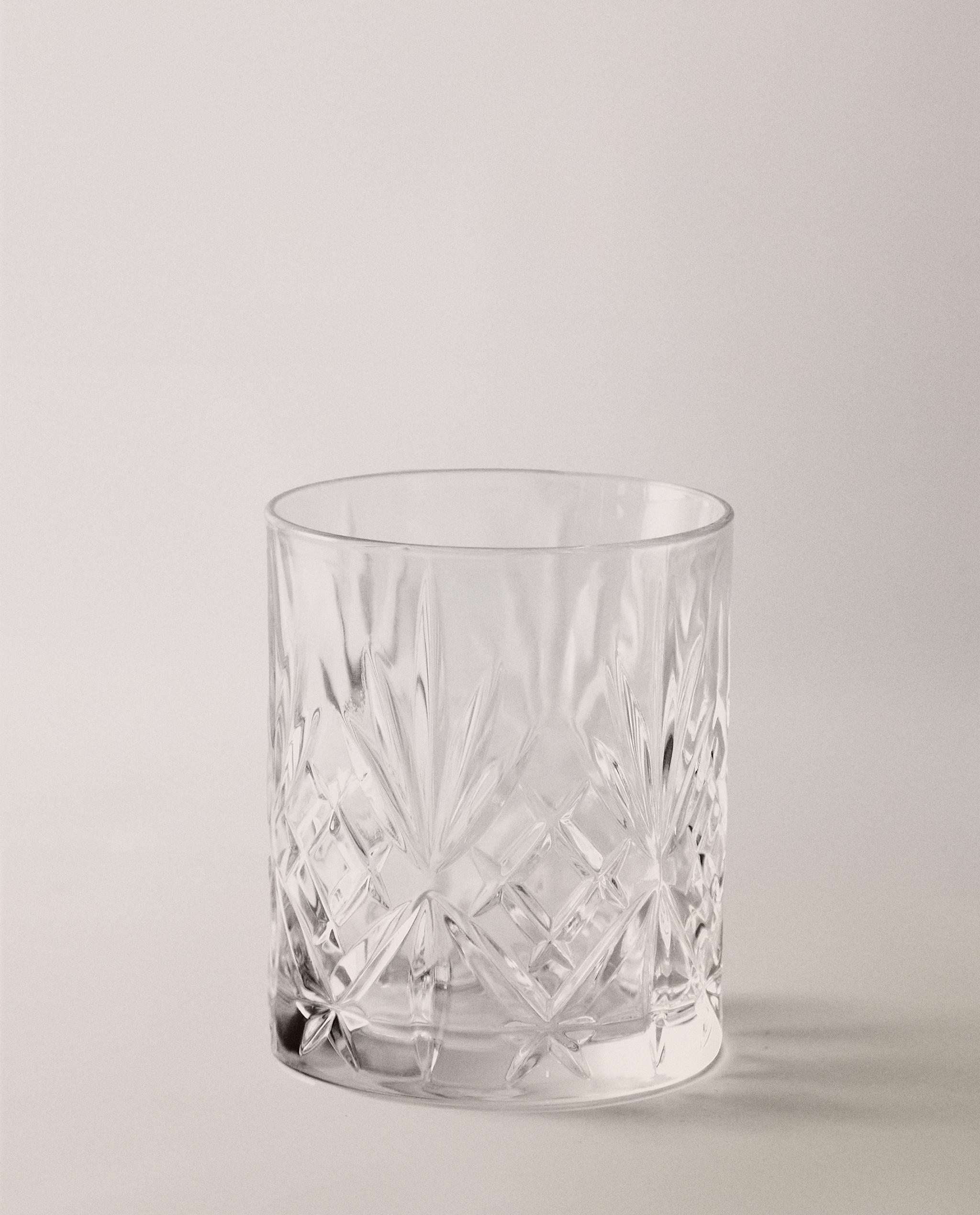 RAISED DESIGN CRYSTALLINE TUMBLER SET product thumbnail 3