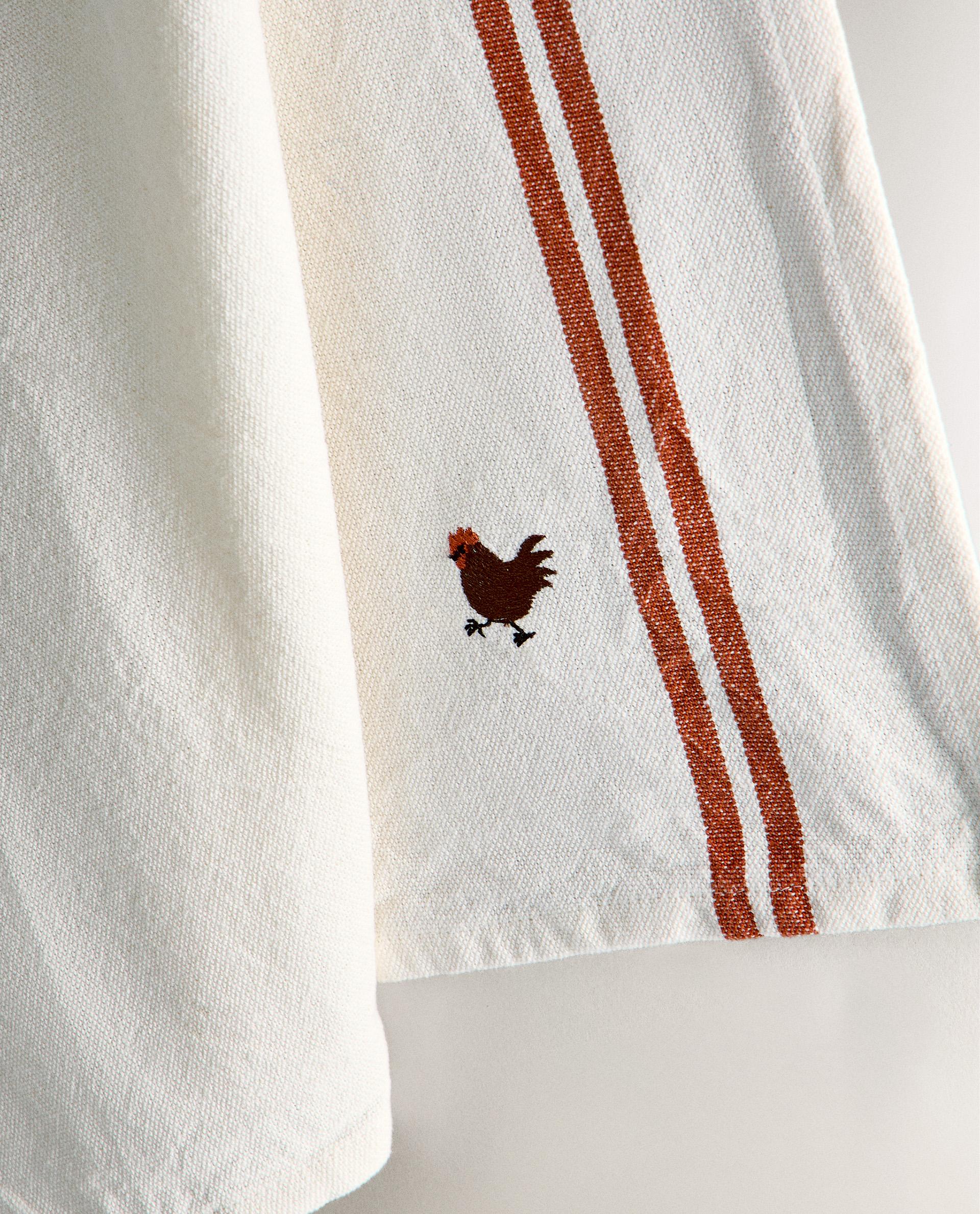 EMBROIDERED CLEANING TEA TOWEL