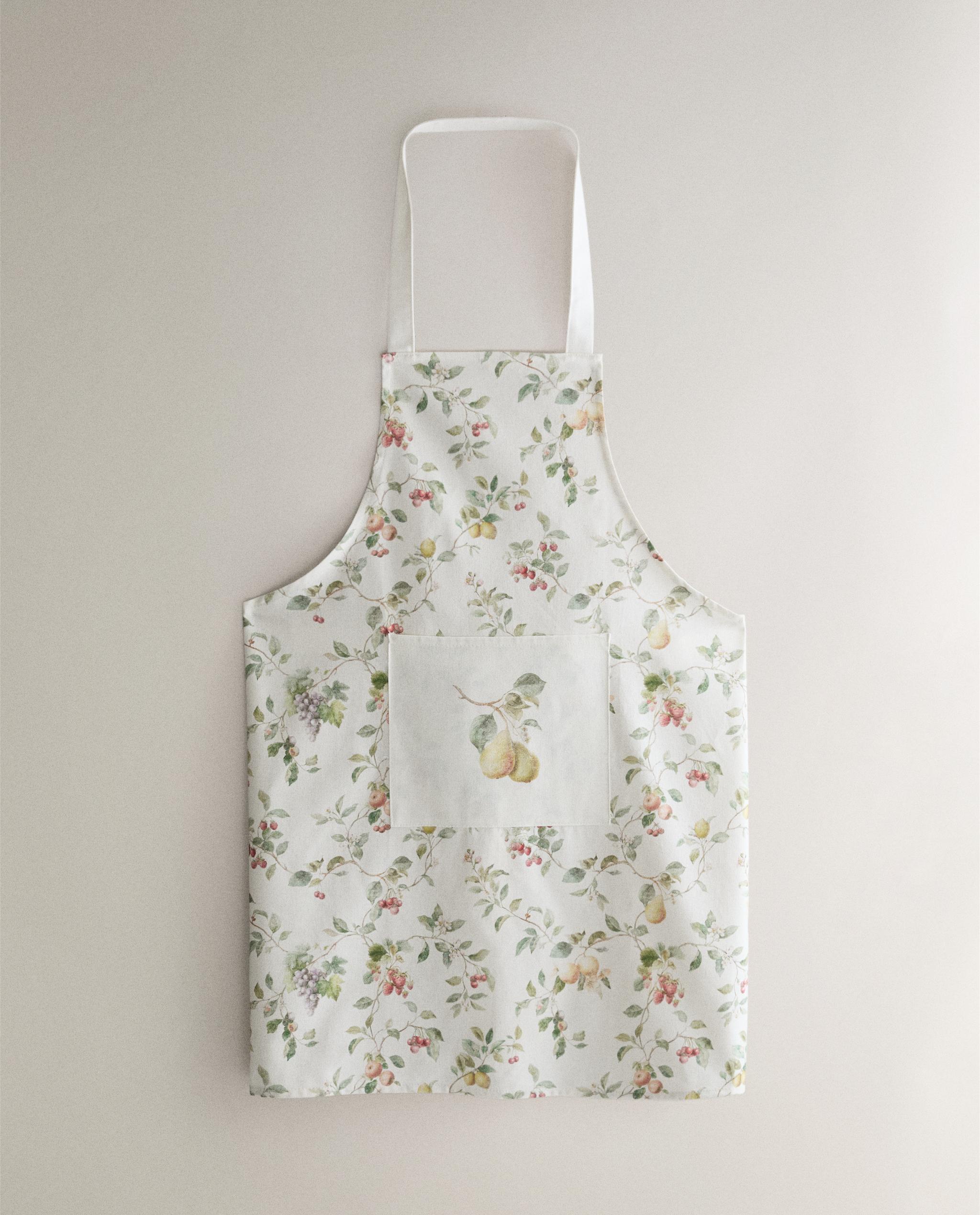 FLORAL COTTON APRON product thumbnail 2