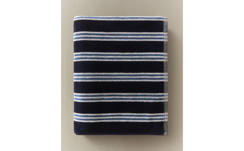 BATH TOWEL WITH IRREGULAR STRIPES BATH TOWEL WITH IRREGULAR STRIPES