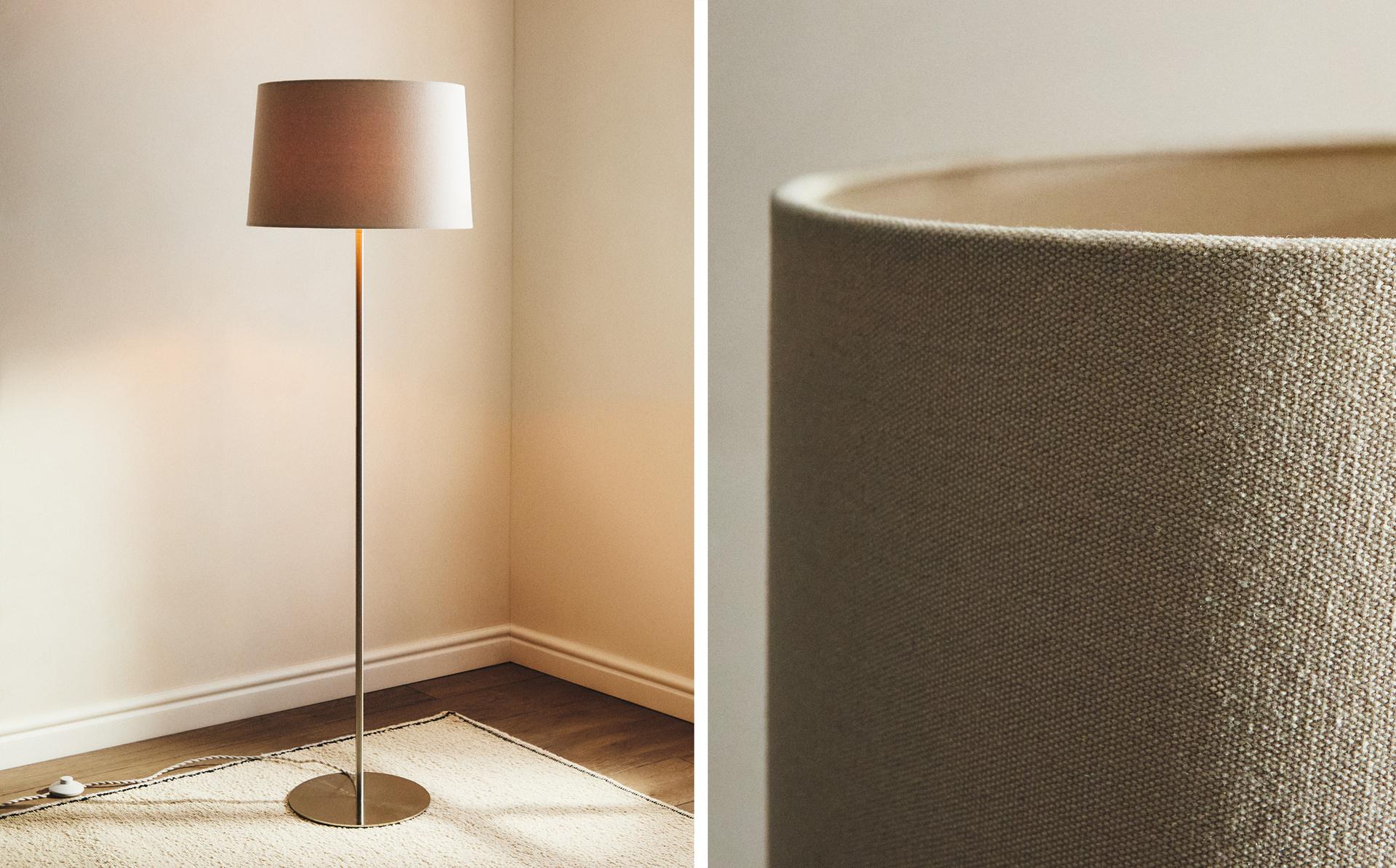 LAMPE SUR PIED EXTENSIBLE MÉTAL