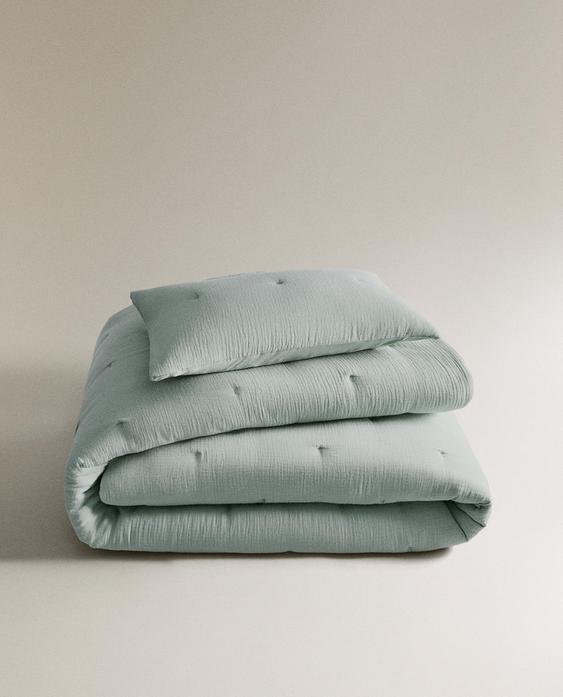 COUVRE-LIT EN GAZE UNI POUR ENFANTS