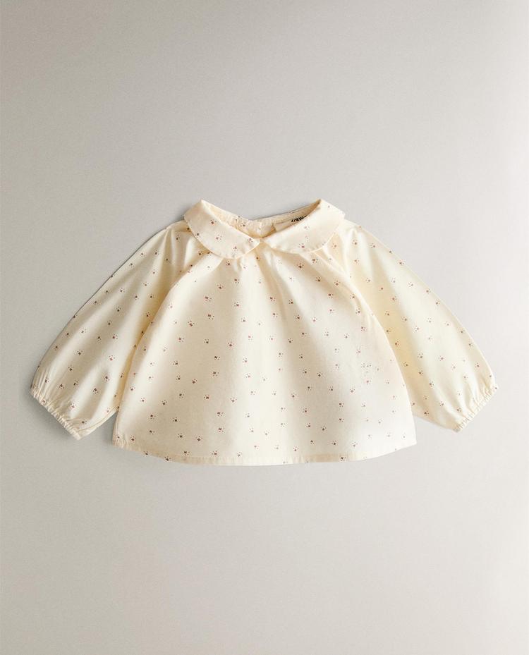 BABYHEMD MIT MINI-BLUMENPRINT BABYHEMD MIT MINI-BLUMENPRINT