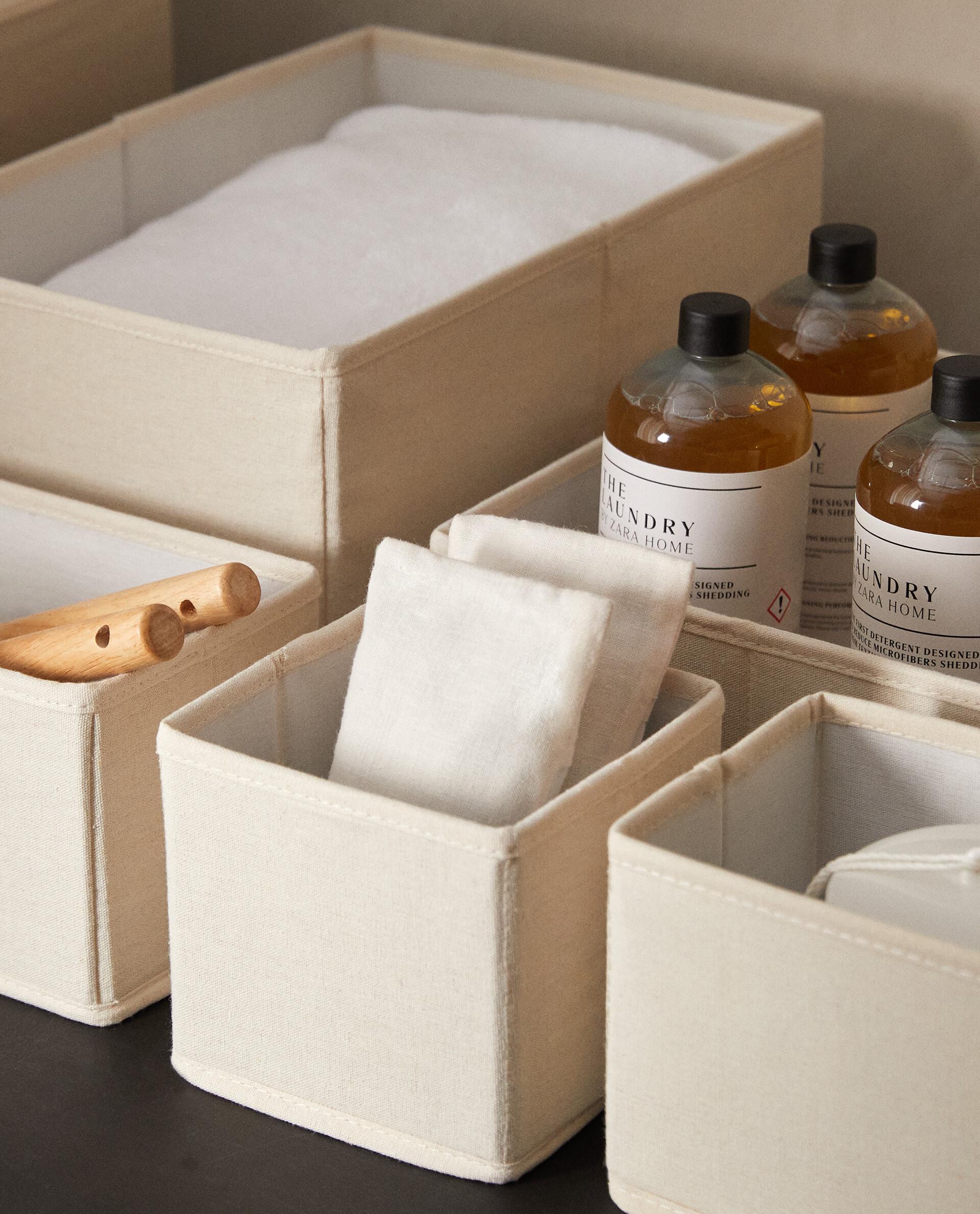 FOLDABLE STORAGE BOX WITH LID | Zara Home United States of
