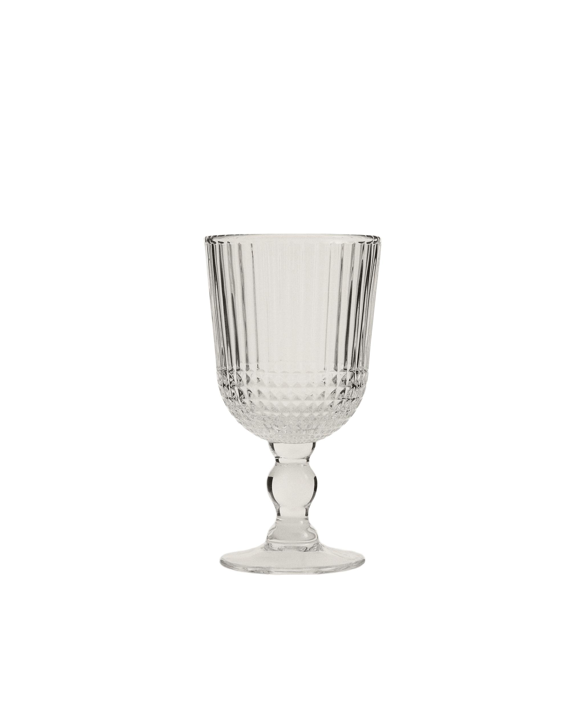 RAISED GEOMETRIC DESIGN GLASSWARE product thumbnail 10
