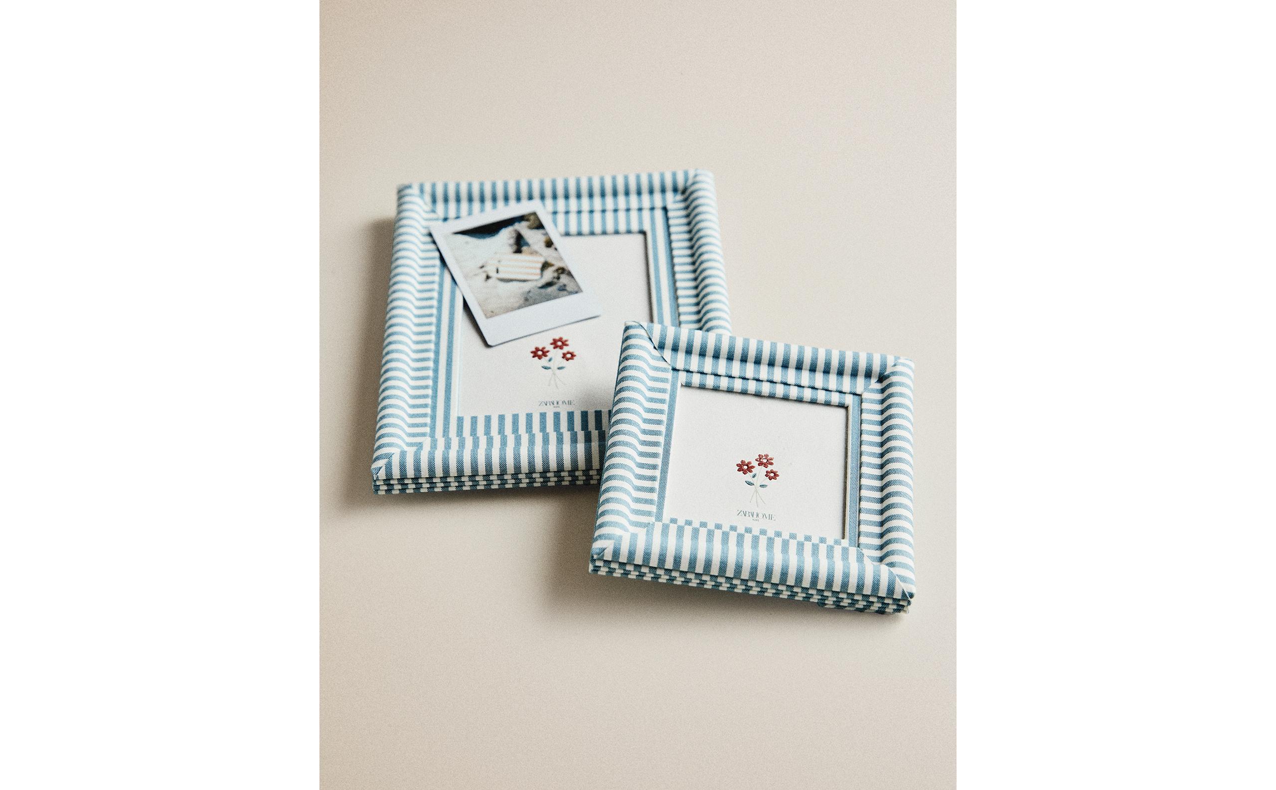 CHILDREN'S SQUARE STRIPED PHOTO FRAME product thumbnail 2