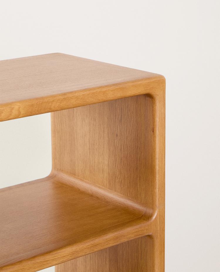 Honey Oak Bookcase - Stylish Wooden Storage