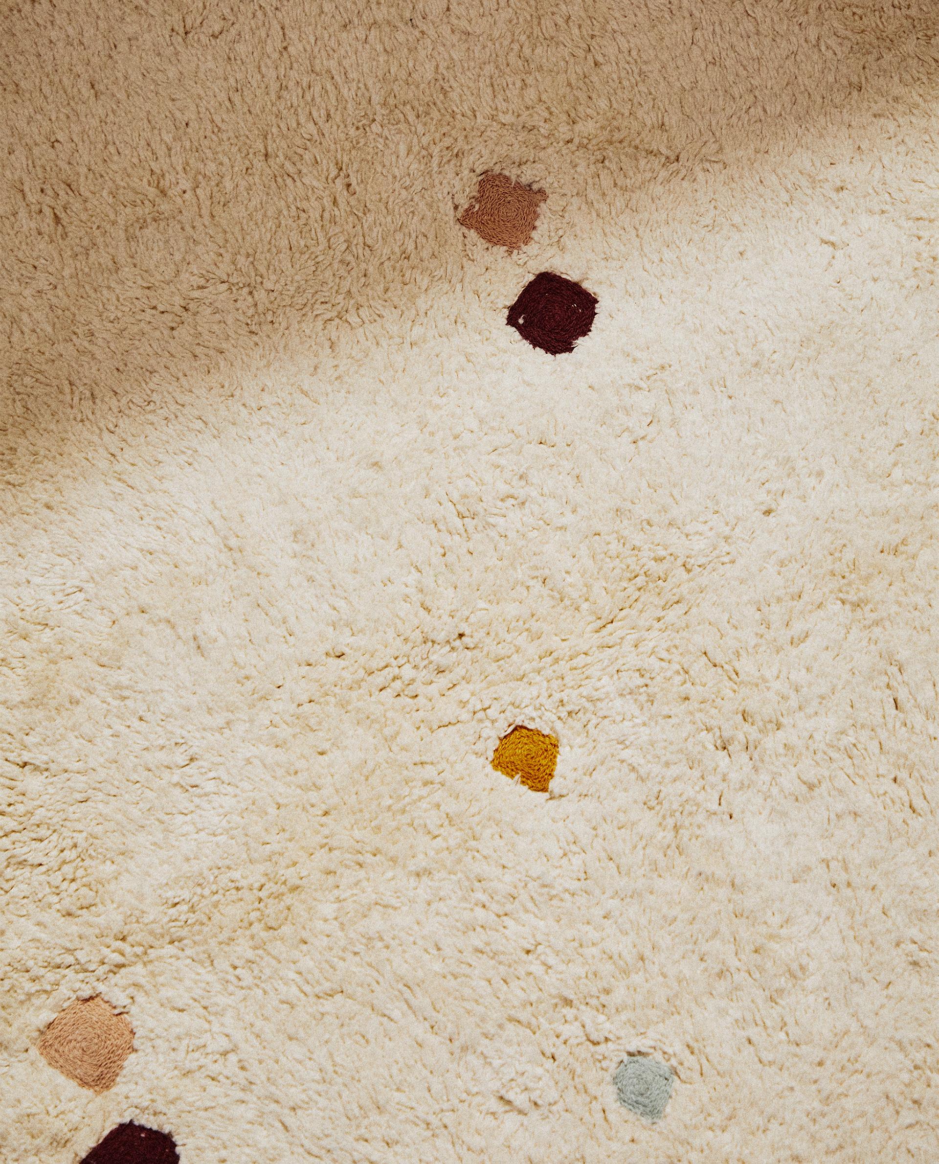 CHILDREN'S MULTICOLORED EMBROIDERED DIAMOND RUG | Zara Home United