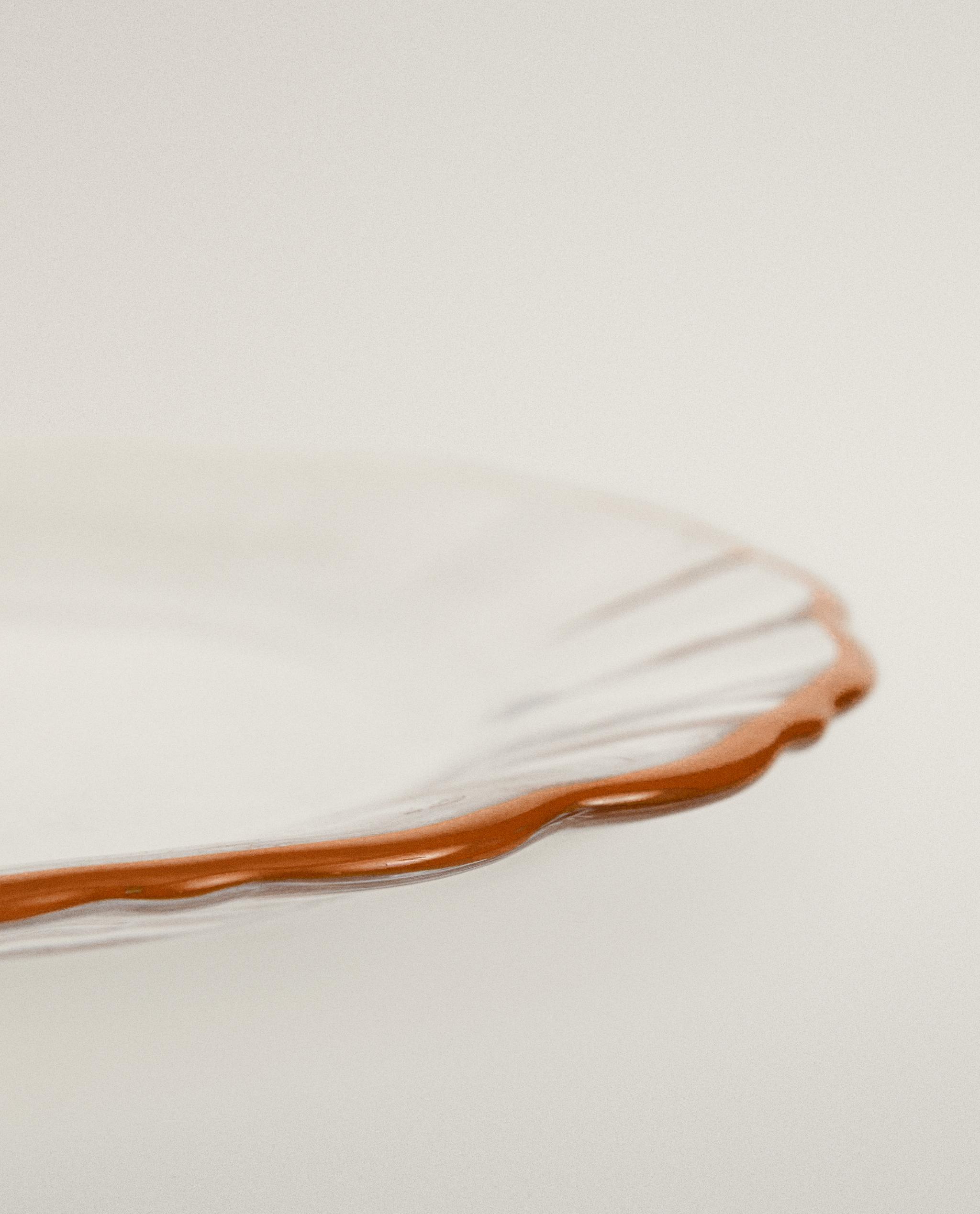 GLASS SIDE PLATE WITH RIM product thumbnail 13