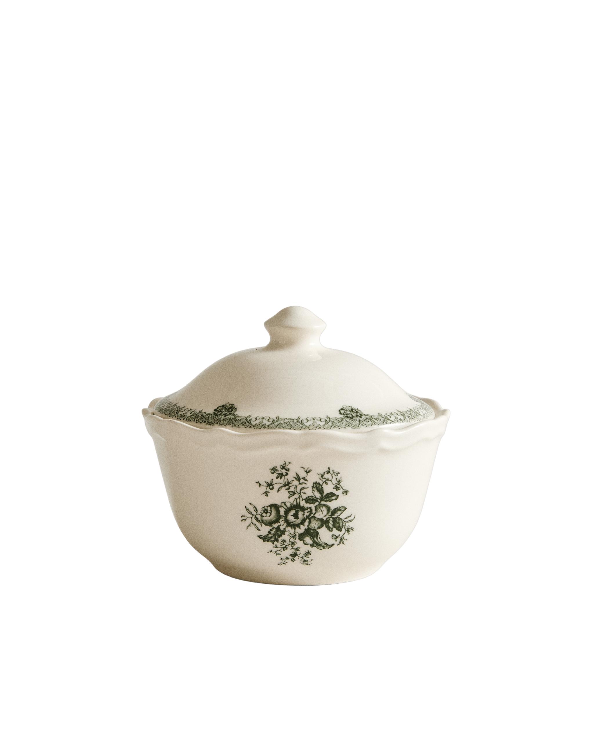 FLORAL EARTHENWARE SUGAR BOWL product thumbnail 7