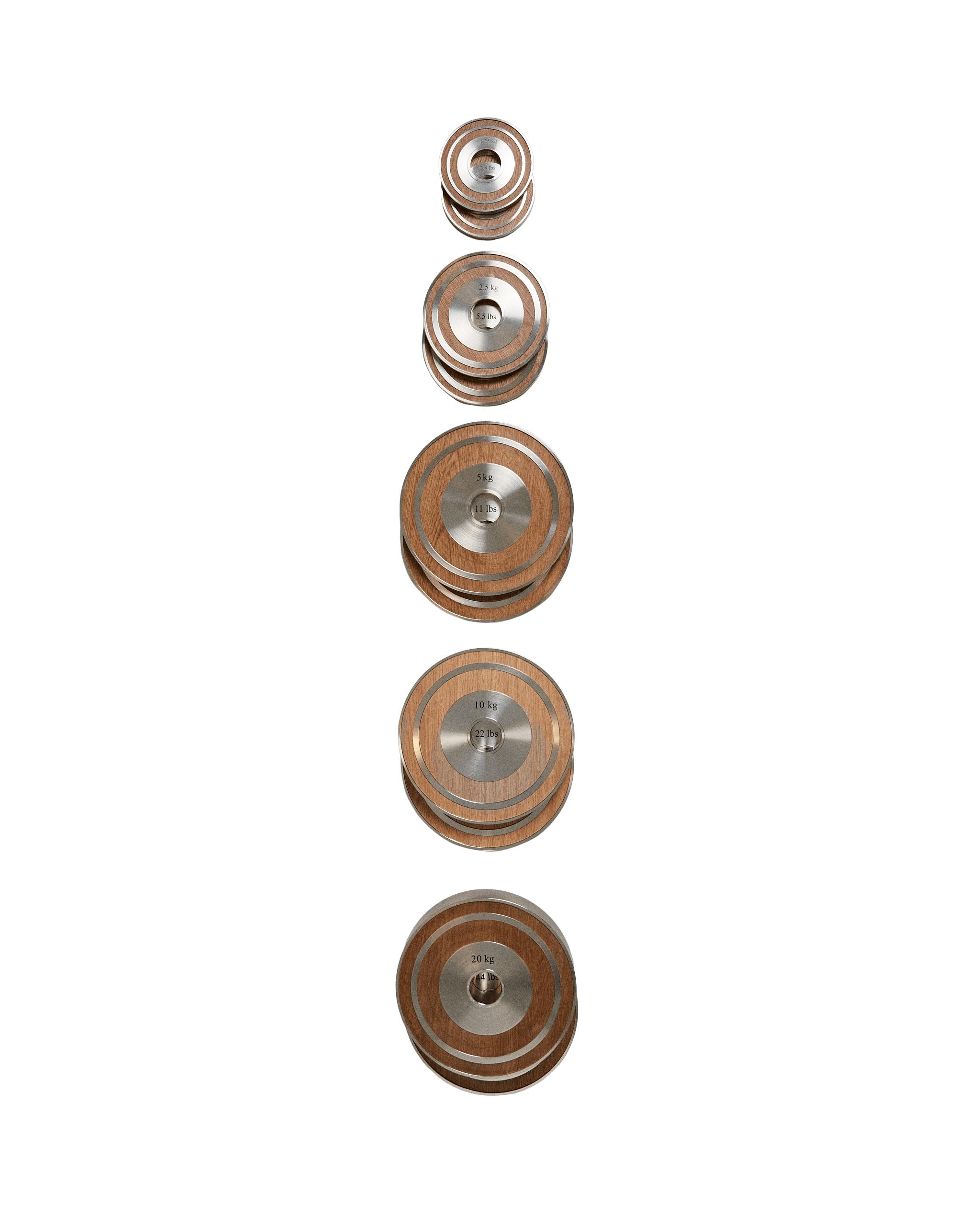 SET OF WOODEN DISC WEIGHTS (SET OF 2) product thumbnail 5