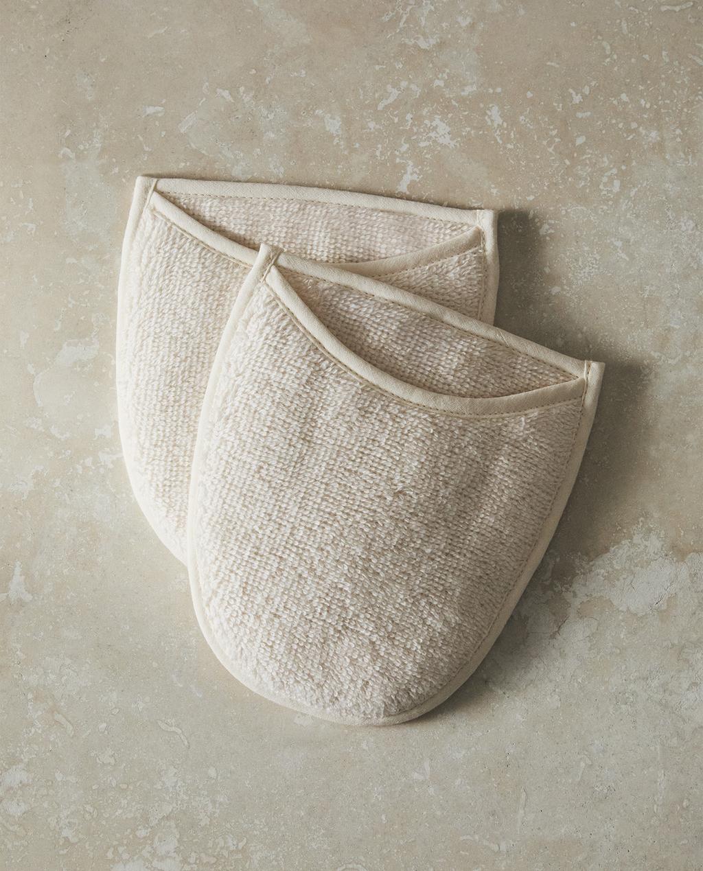 חבילה של כפפות אצבע להסרת איפור (חבילה של 2)