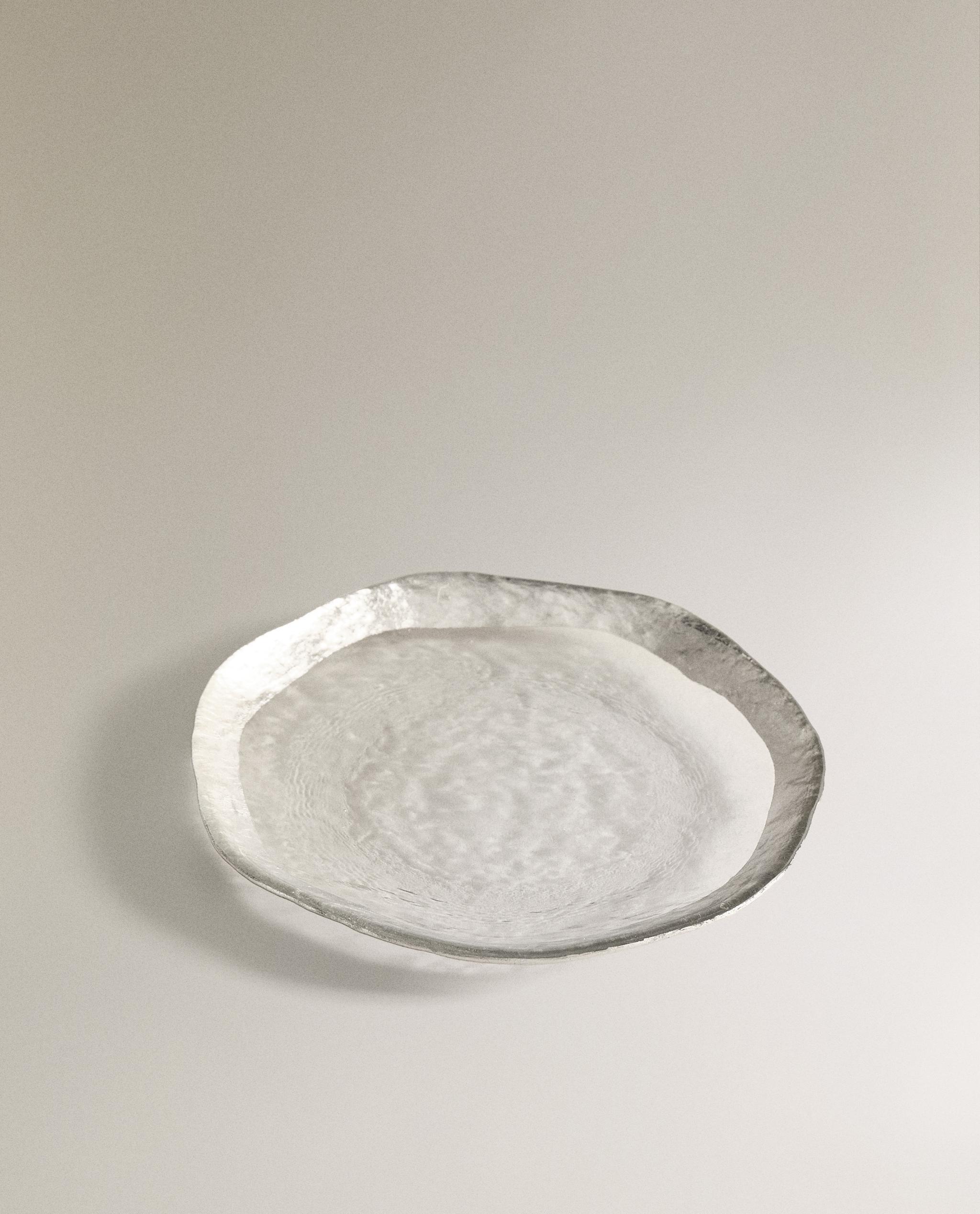GLASS SIDE PLATE WITH RIM product thumbnail 5