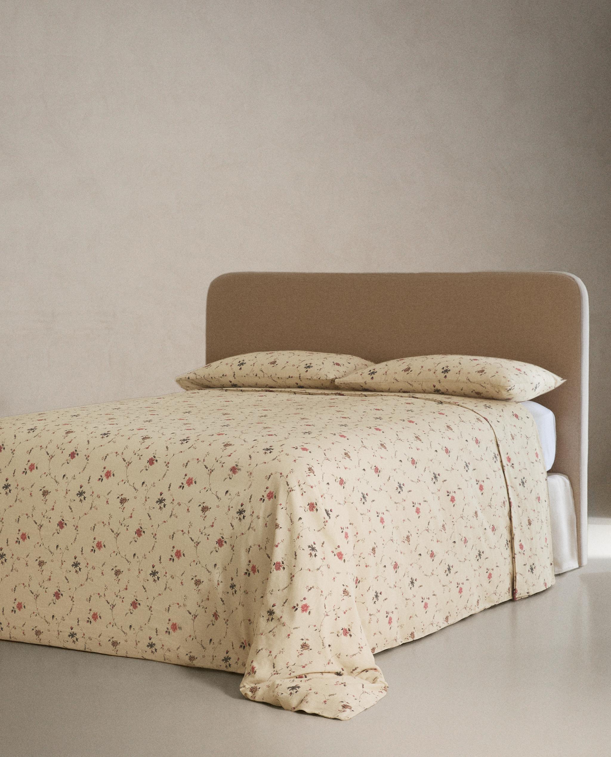 FLORAL COTTON LINEN BED LINEN | KATHARINE POLE product thumbnail 3