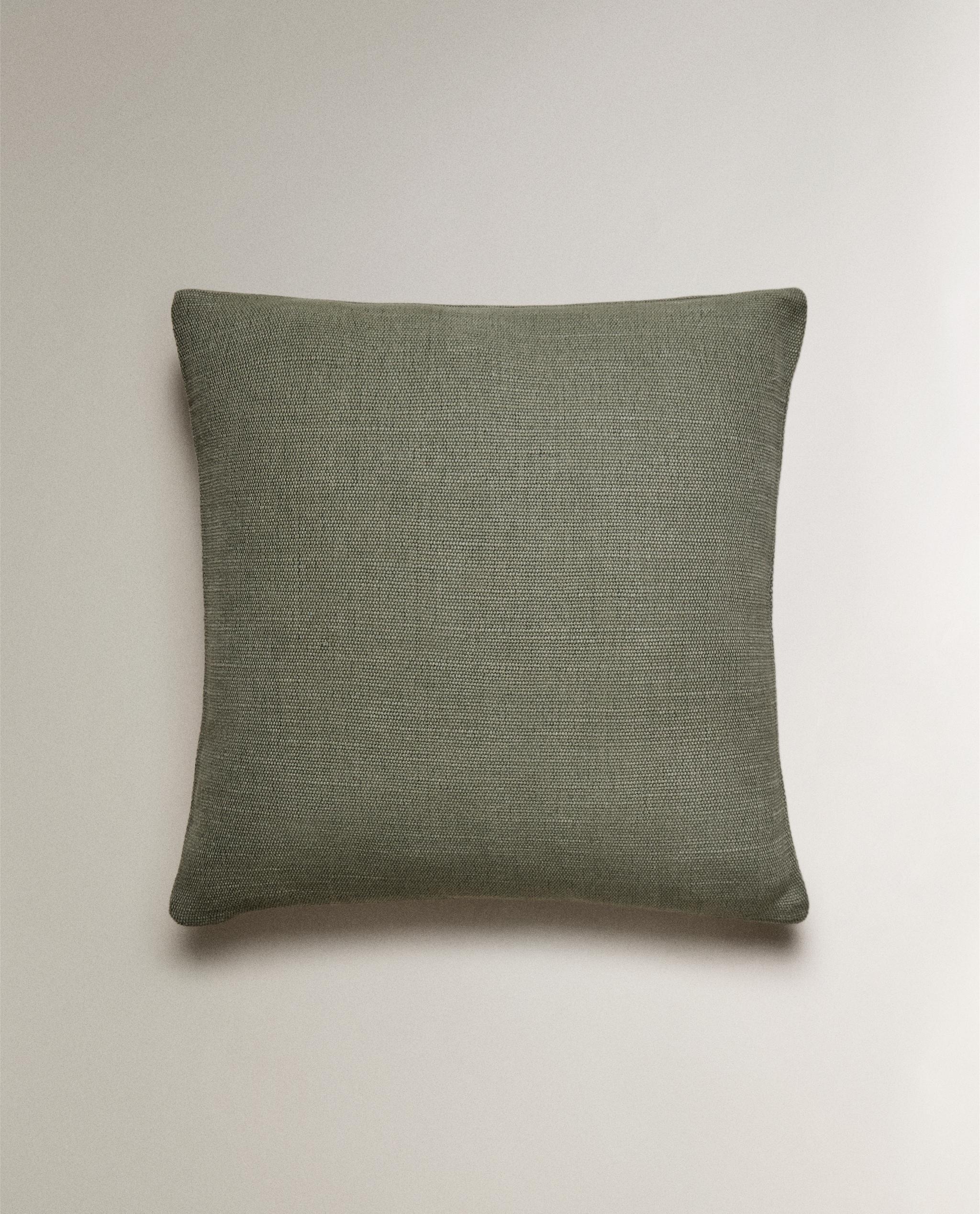 ジュート＆コットン クッションカバー | Zara Home 日本/Japan