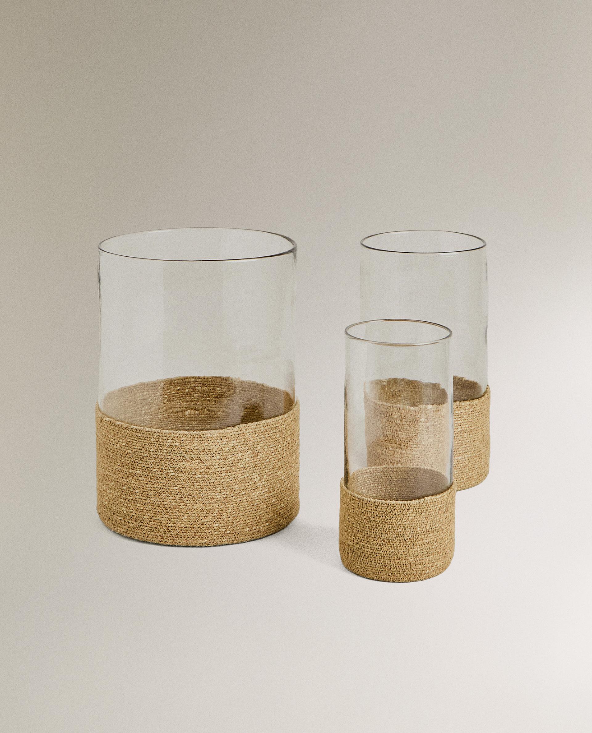 GLASS AND JUTE LANTERN product thumbnail 6