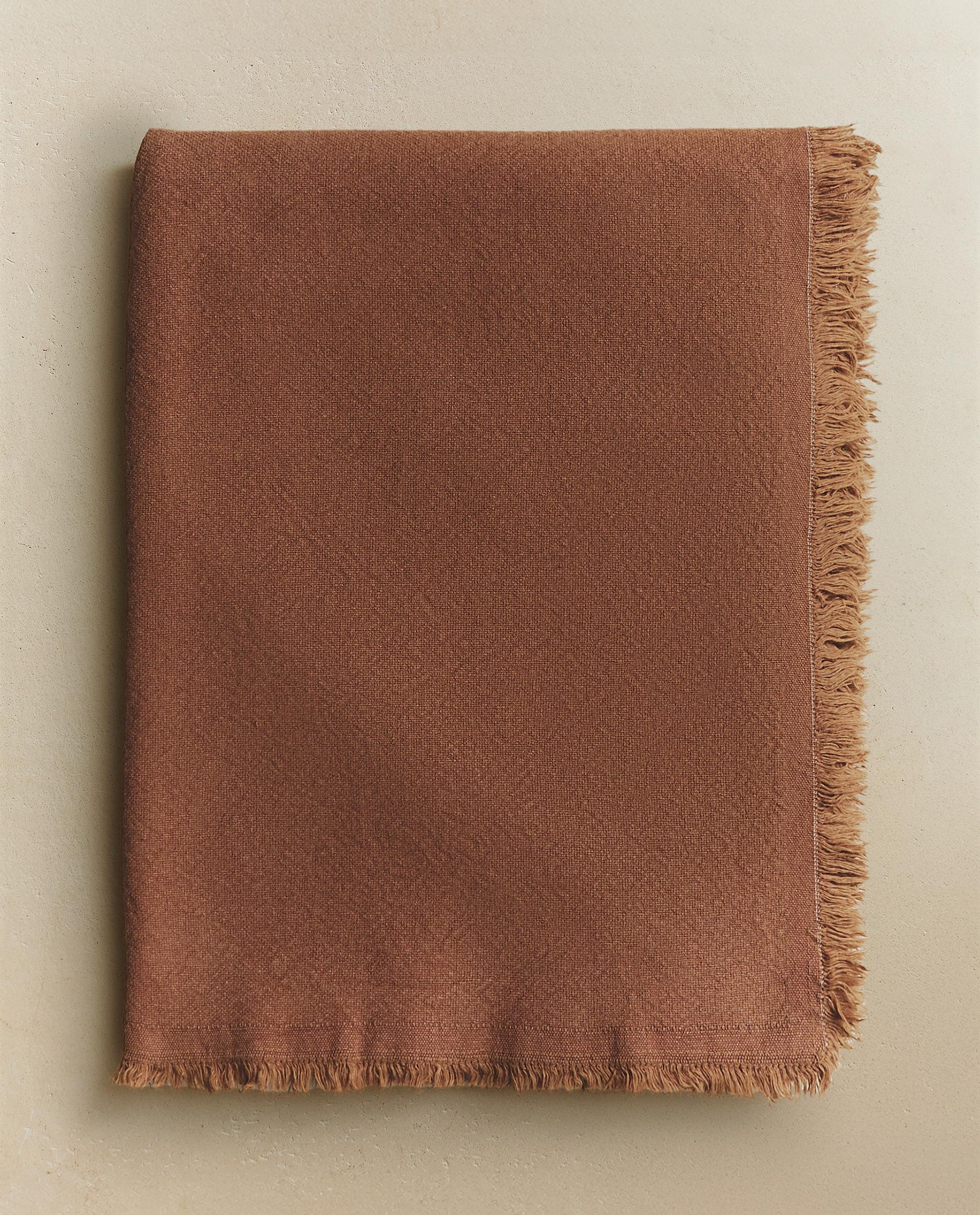 MULTI-PURPOSE LINEN COTTON BLANKET | Zara Home United States