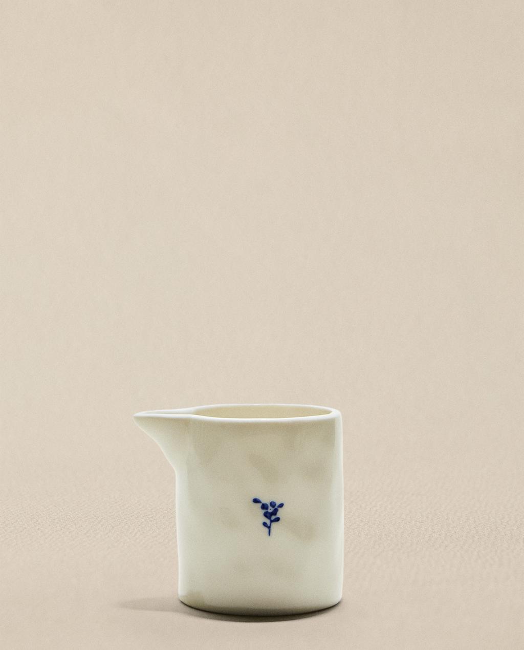 MILCHKÄNNCHEN PORZELLAN BLUMENMUSTER MILCHKÄNNCHEN PORZELLAN BLUMENMUSTER