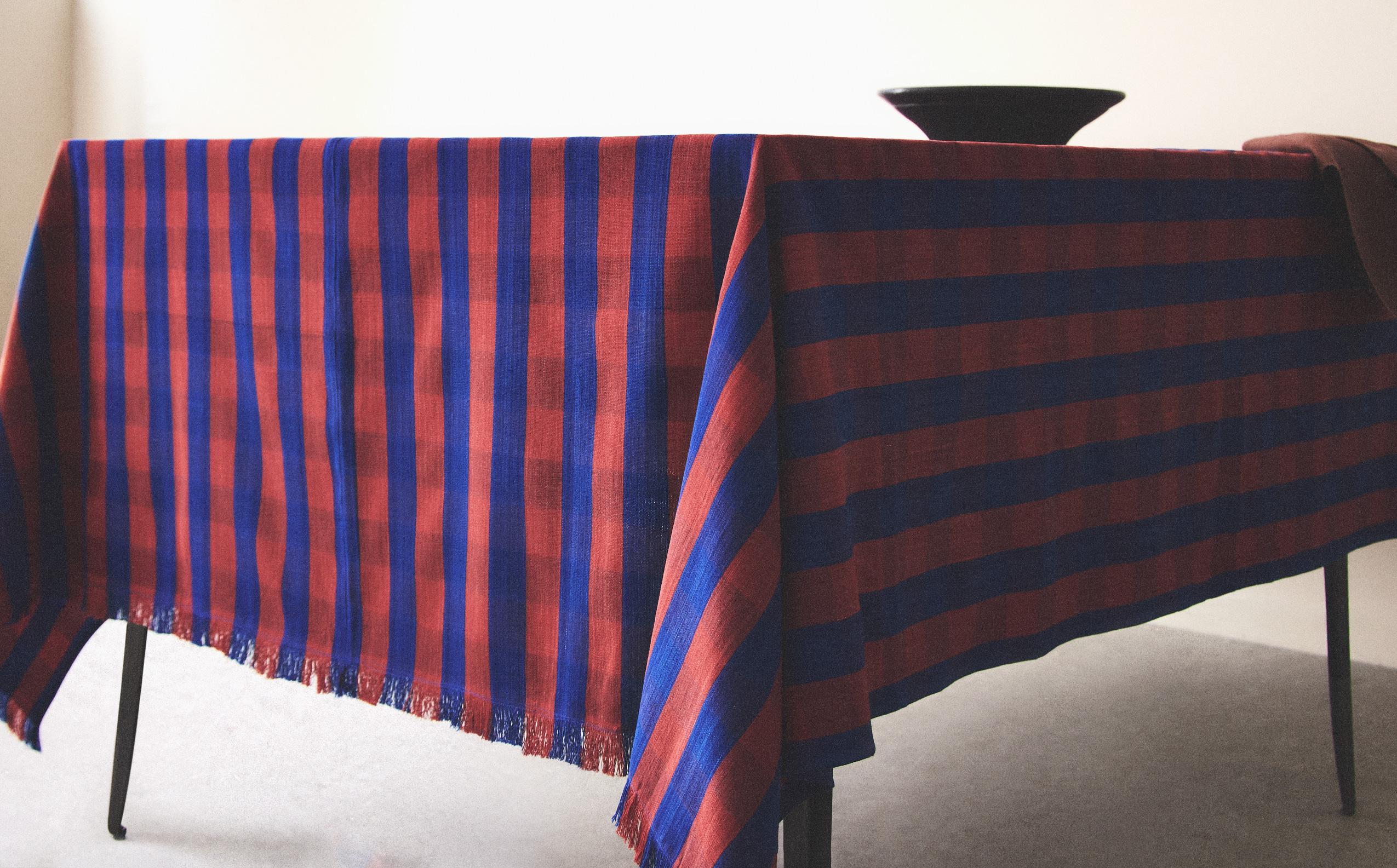 CHECK COTTON THROW X TENSIRA